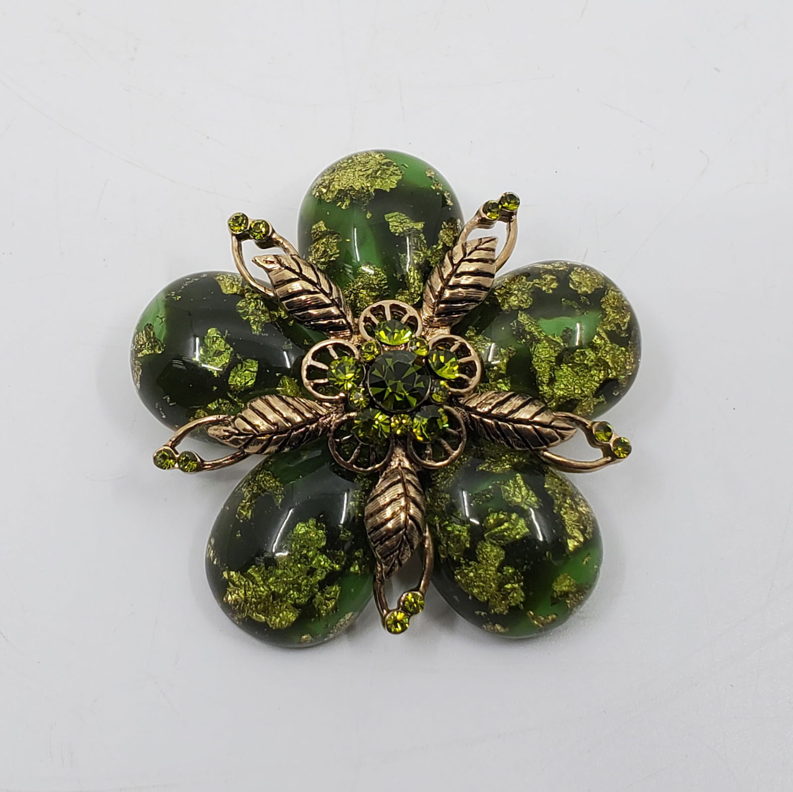 Joan Rivers, Vintage Custome flower Brooch (1 of 6)