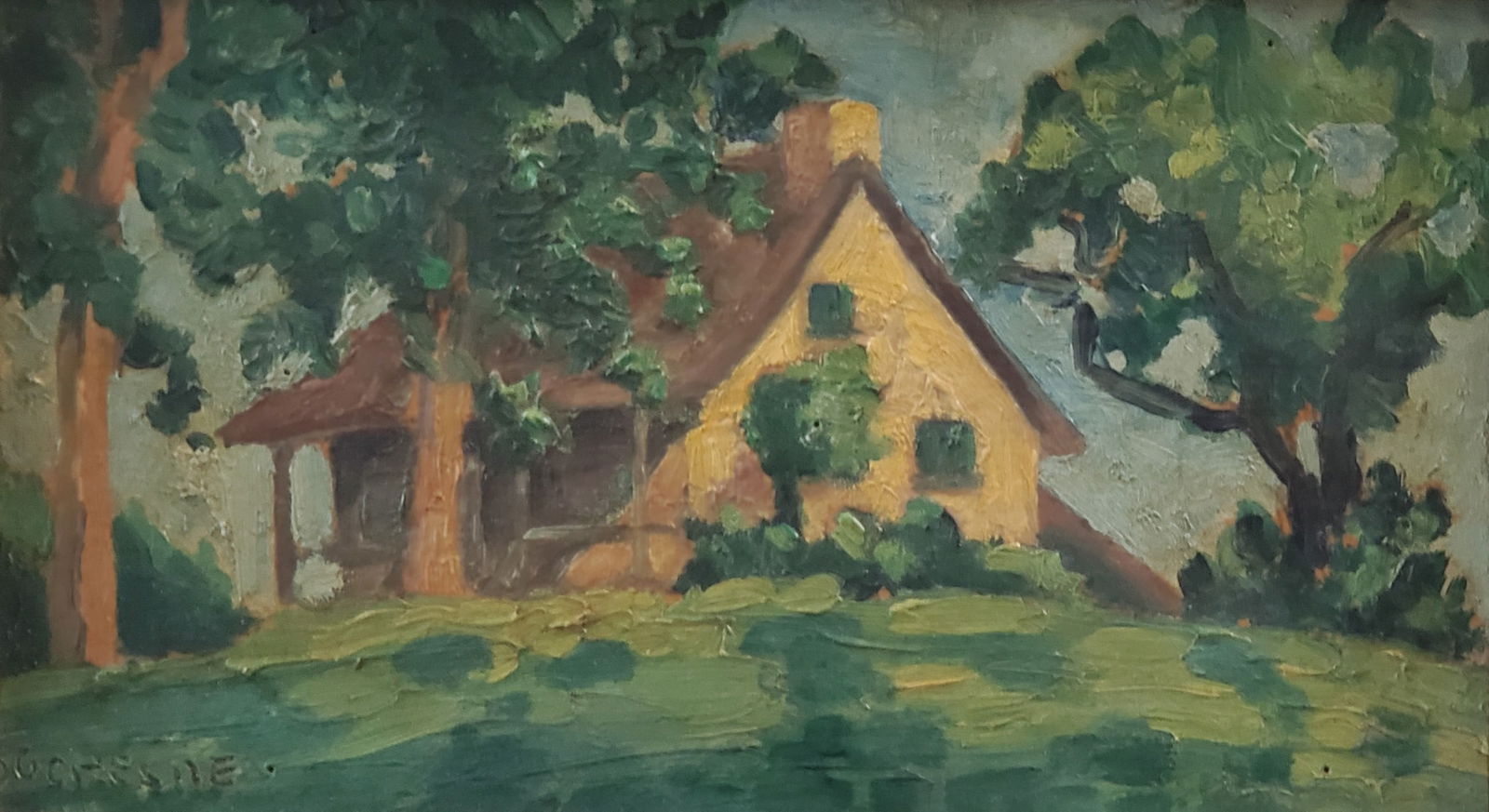 Duchesne, Yvonne (XX) Canadian, Old House (1 of 4)