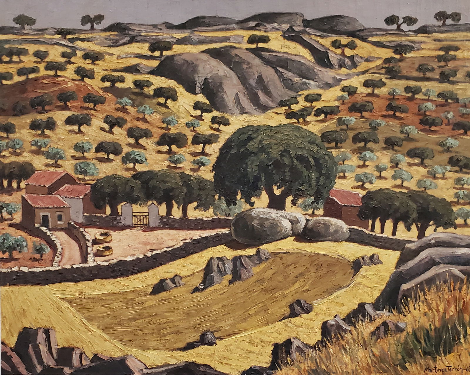 Martinez Terron, Victoriano (1928- ) Spain, Landscape (1969) (1 of 2)