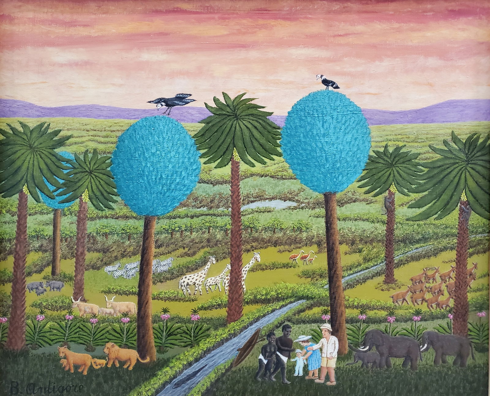 Baglione, Antigore (1902-1996) Italian, La rencontre (1 of 5)