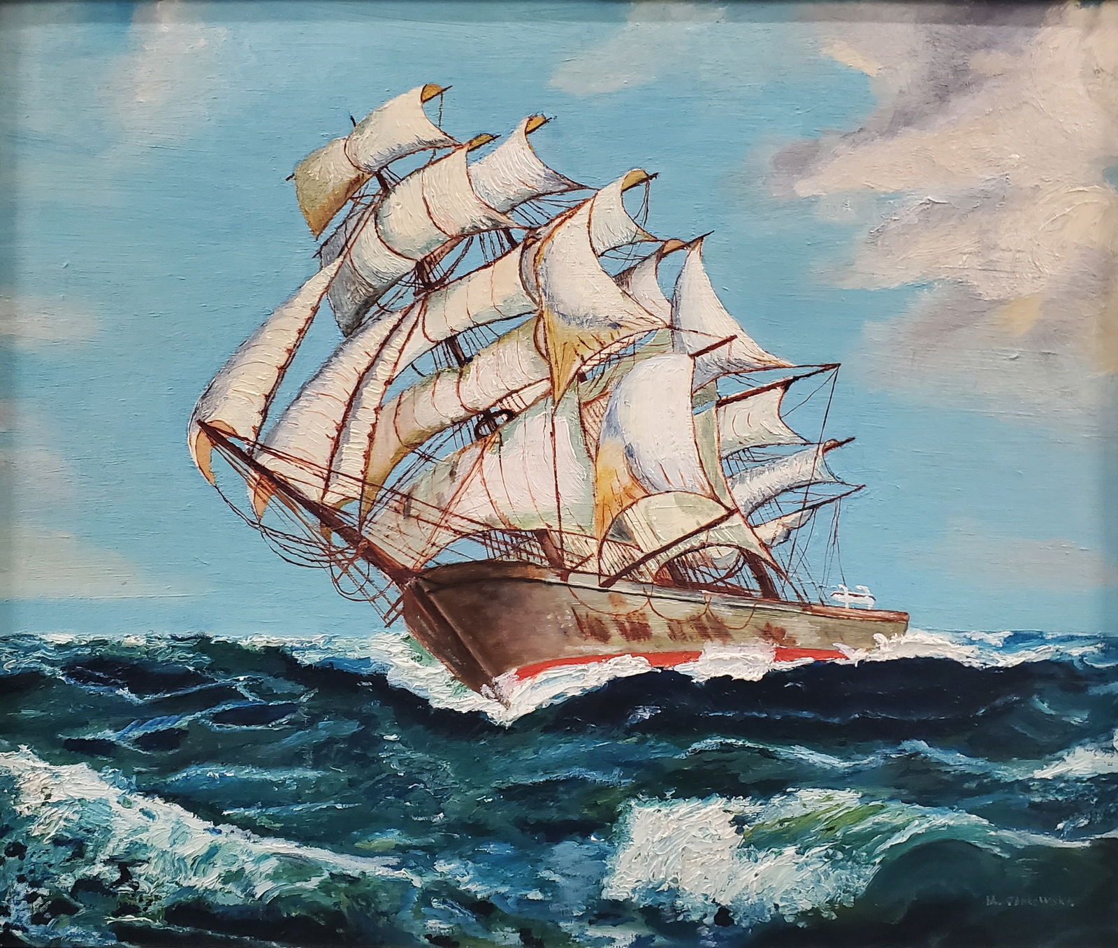 Jankowski, M. (XX) sailing ship (1 of 4)