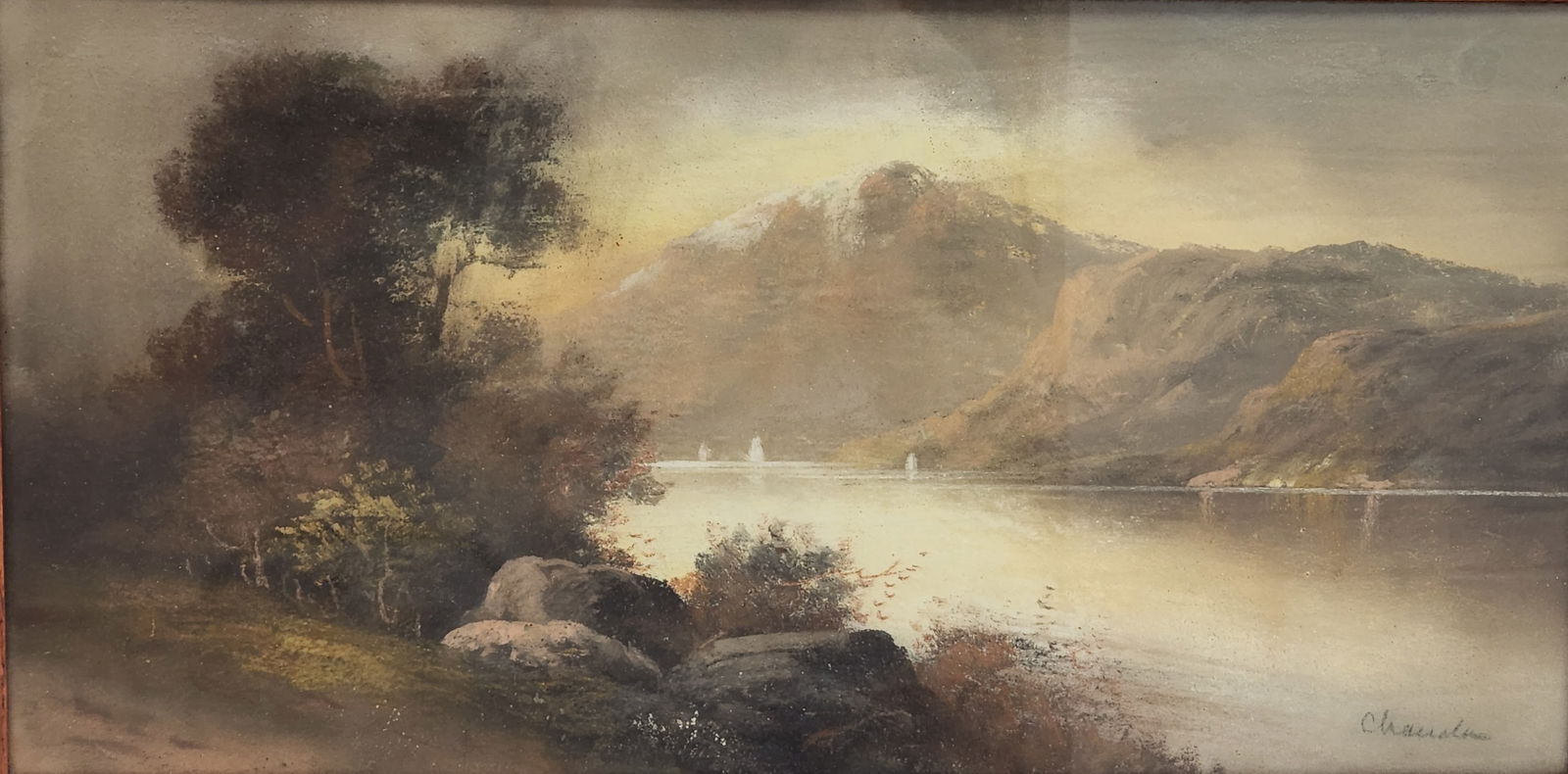 Chandler, William Henry (1854-1928) Canadian, Lake view (1 of 4)