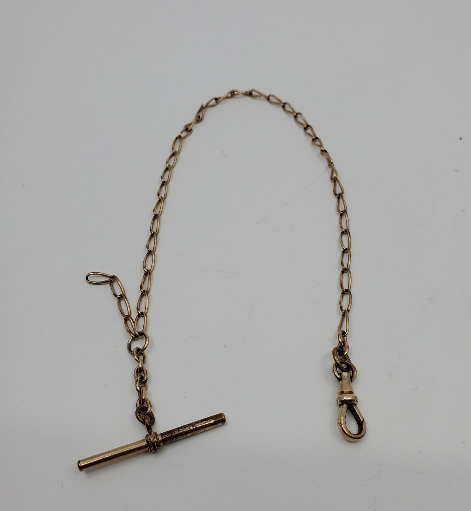 Antique WALKER Gold Filled Pocket Watch Chain. (1 of 3)