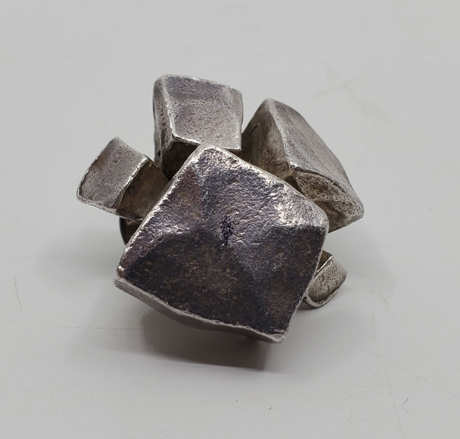 SONIA RYKIEL, Paris Brutalist Pin, Signed (1 of 5)