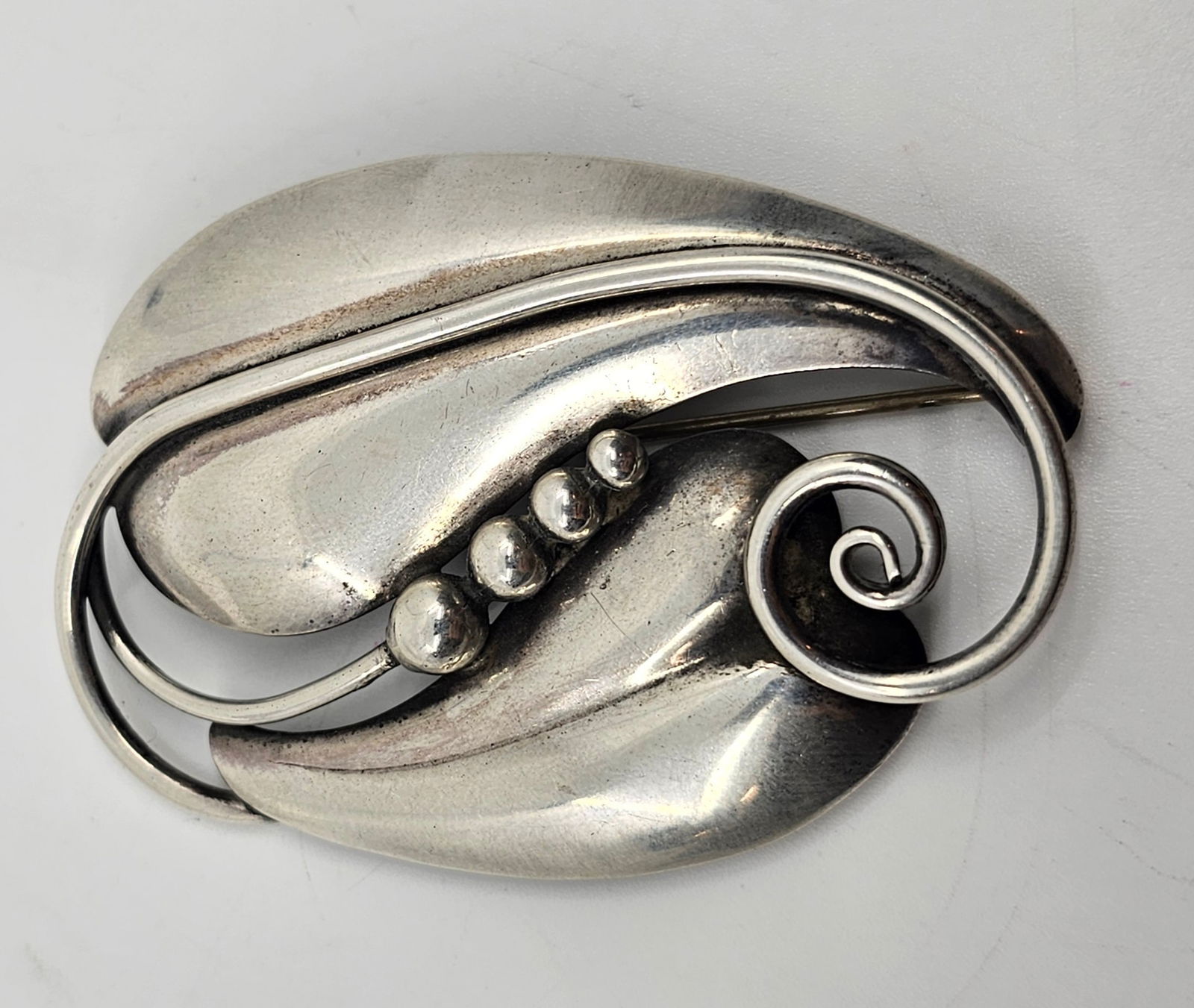 Alphonse La Paglia (1907-1953) American, Sterling Silver Leaf Brooch (1 of 10)