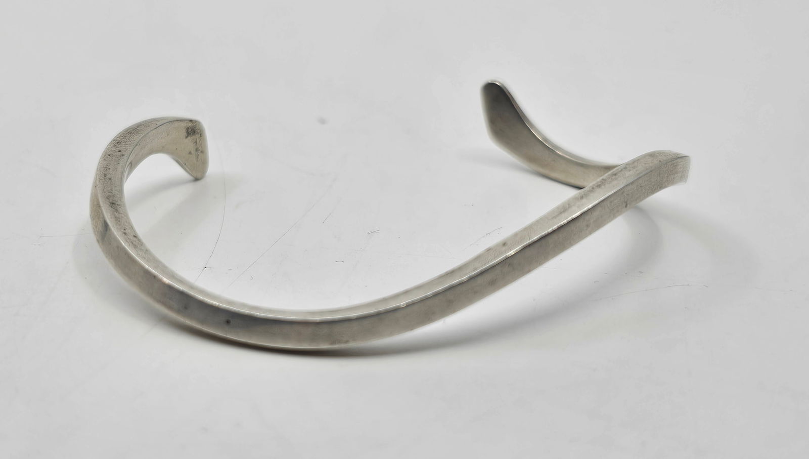 Jules Brenner (1917-1991) American, Modernist Sterling Silver Cuff Bracelet (1 of 6)
