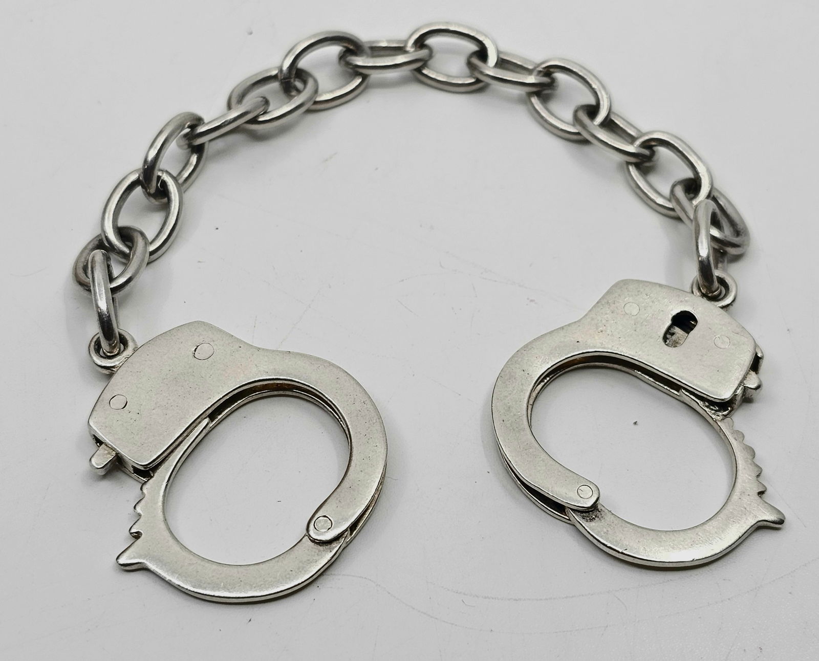 Sterling Silver Handcuff Bracelet (1 of 3)