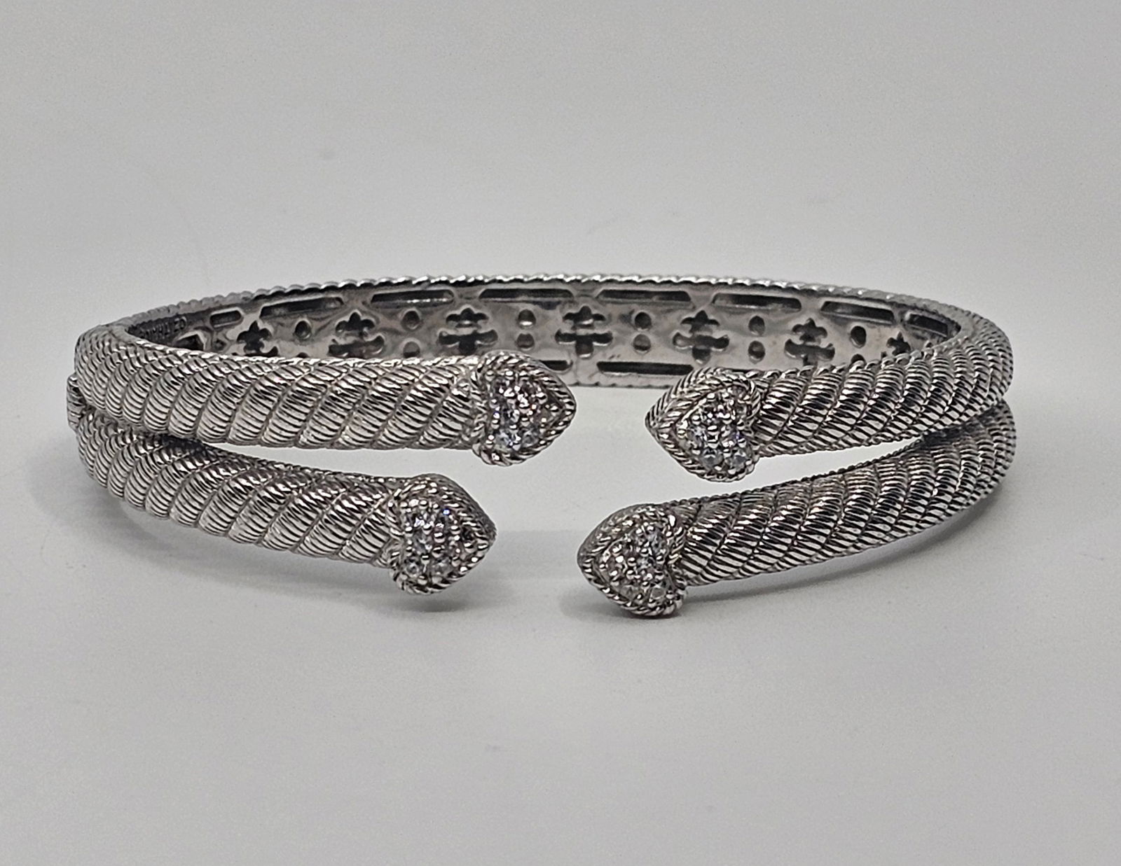 Judith Ripka, Sterling Silver Cuff Bracelet (1 of 6)