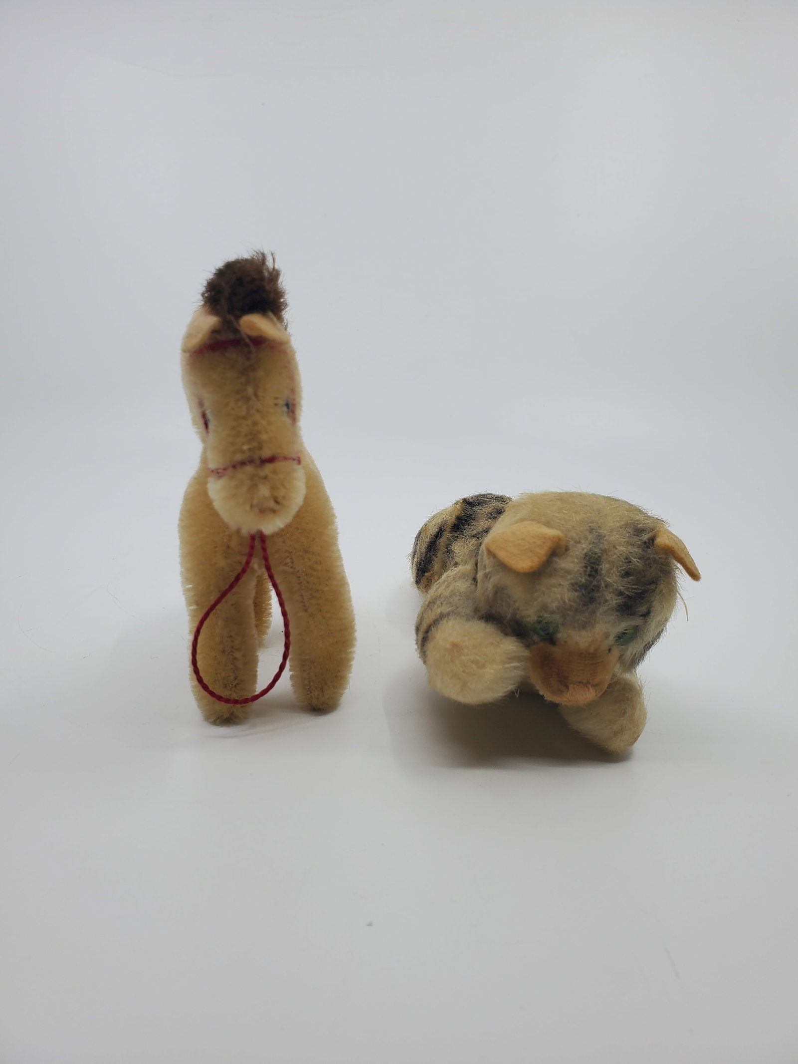 Two VINTAGE Plush Toys Baby Horse and Tiger (1 of 11)