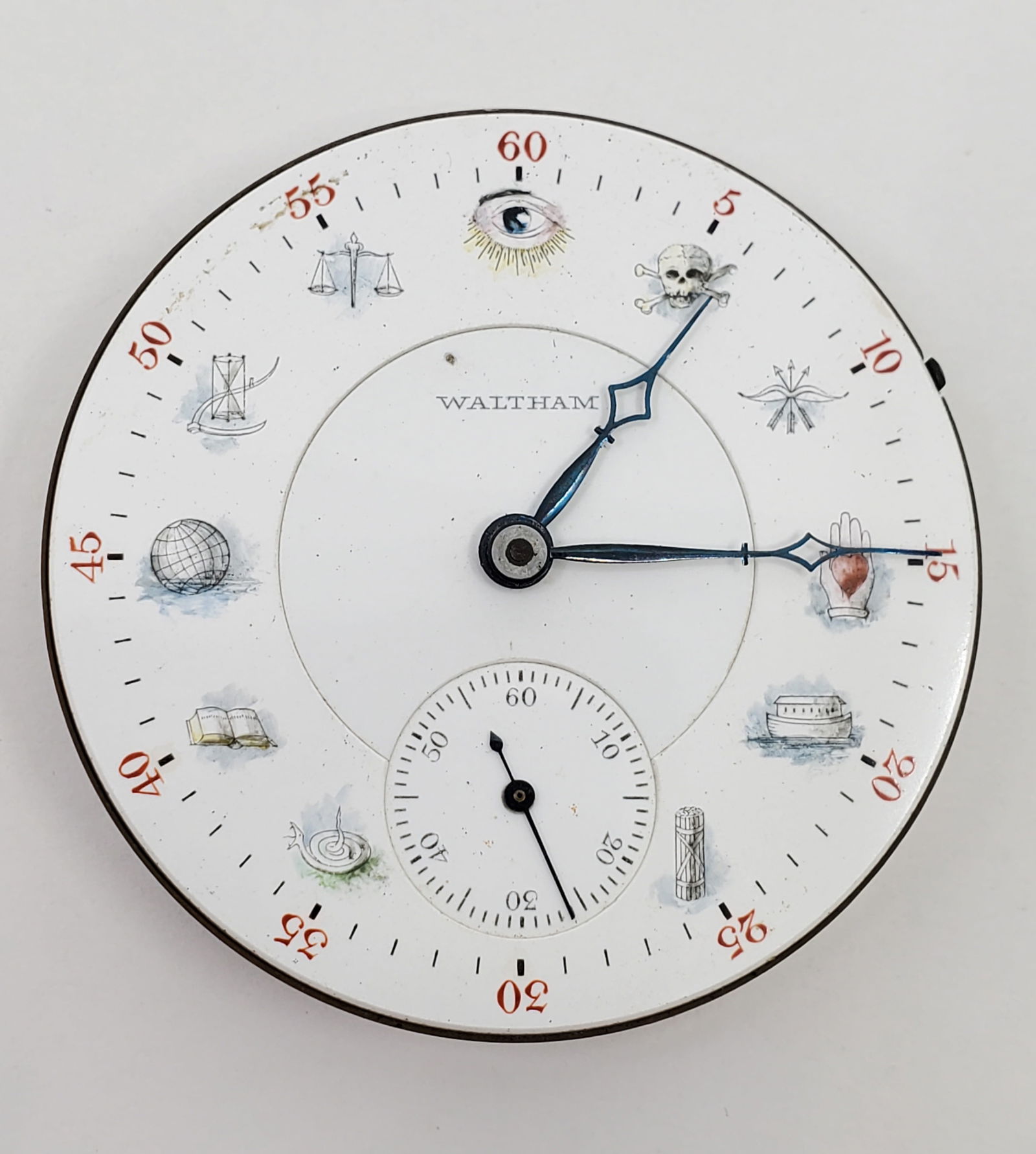Waltham Vanguard Pocket Watch Movement 23 Jewels (1 of 6)