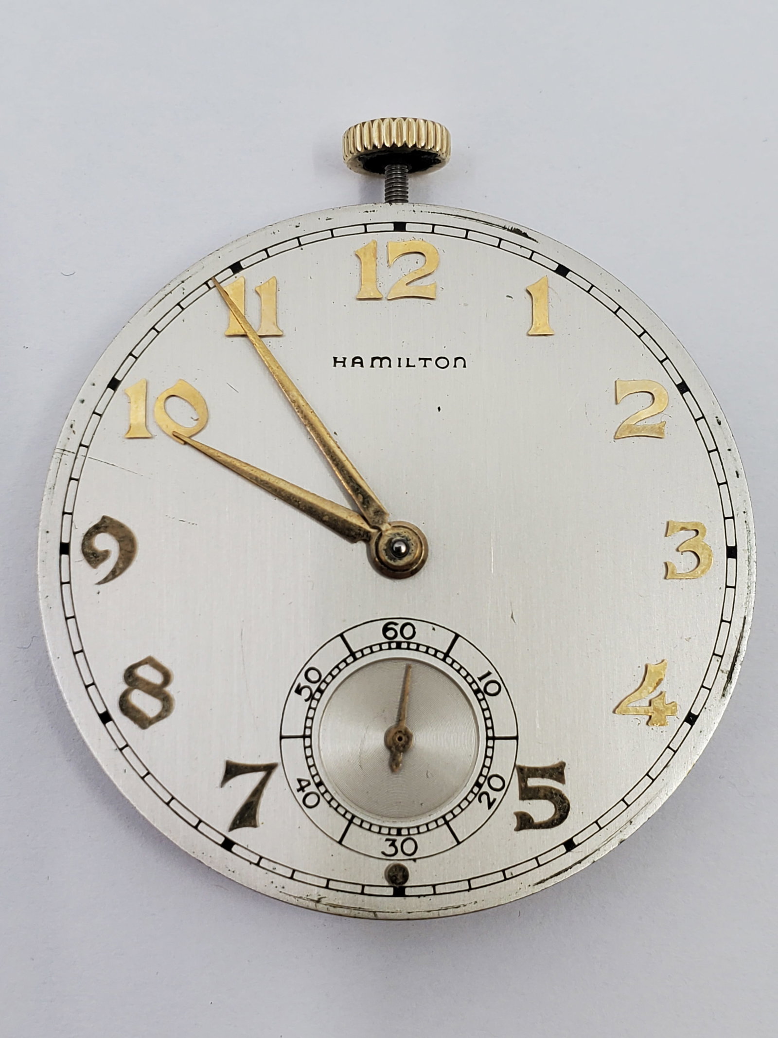 Hamilton 917, Pocket Watch Movement (1 of 4)