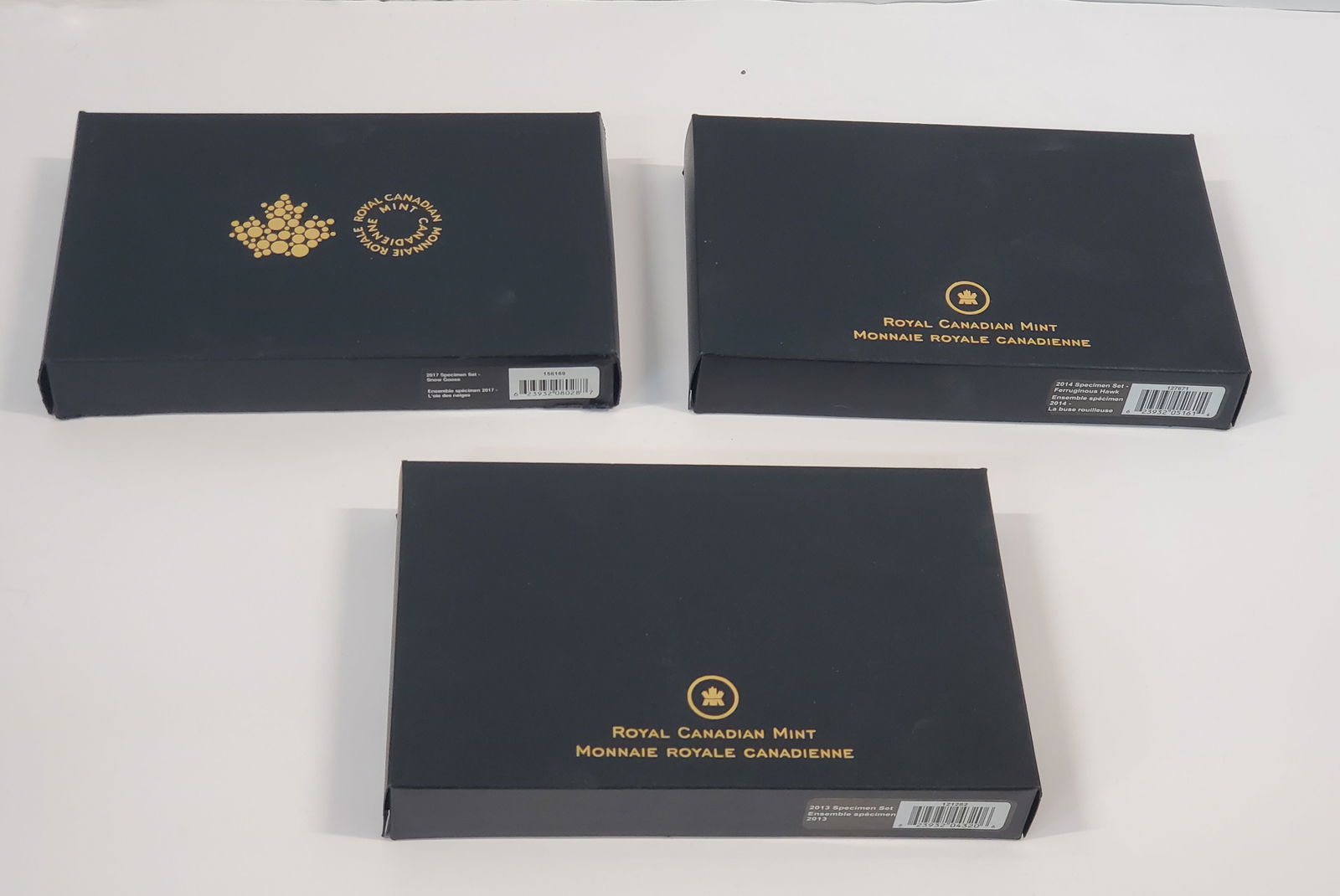 CANADA Lot of 3 RCM Spcimen Coin Sets 2017, 2014 and 2013 (1 of 13)