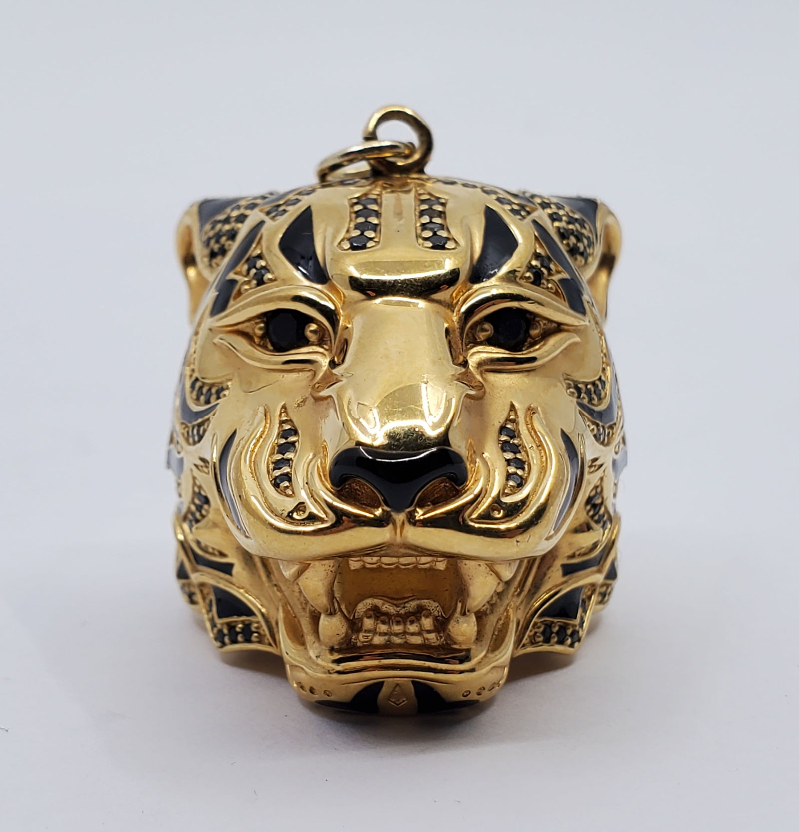 Thomas Sabo, Tiger Head Sterling Silver Vermeille Pendant (1 of 8)