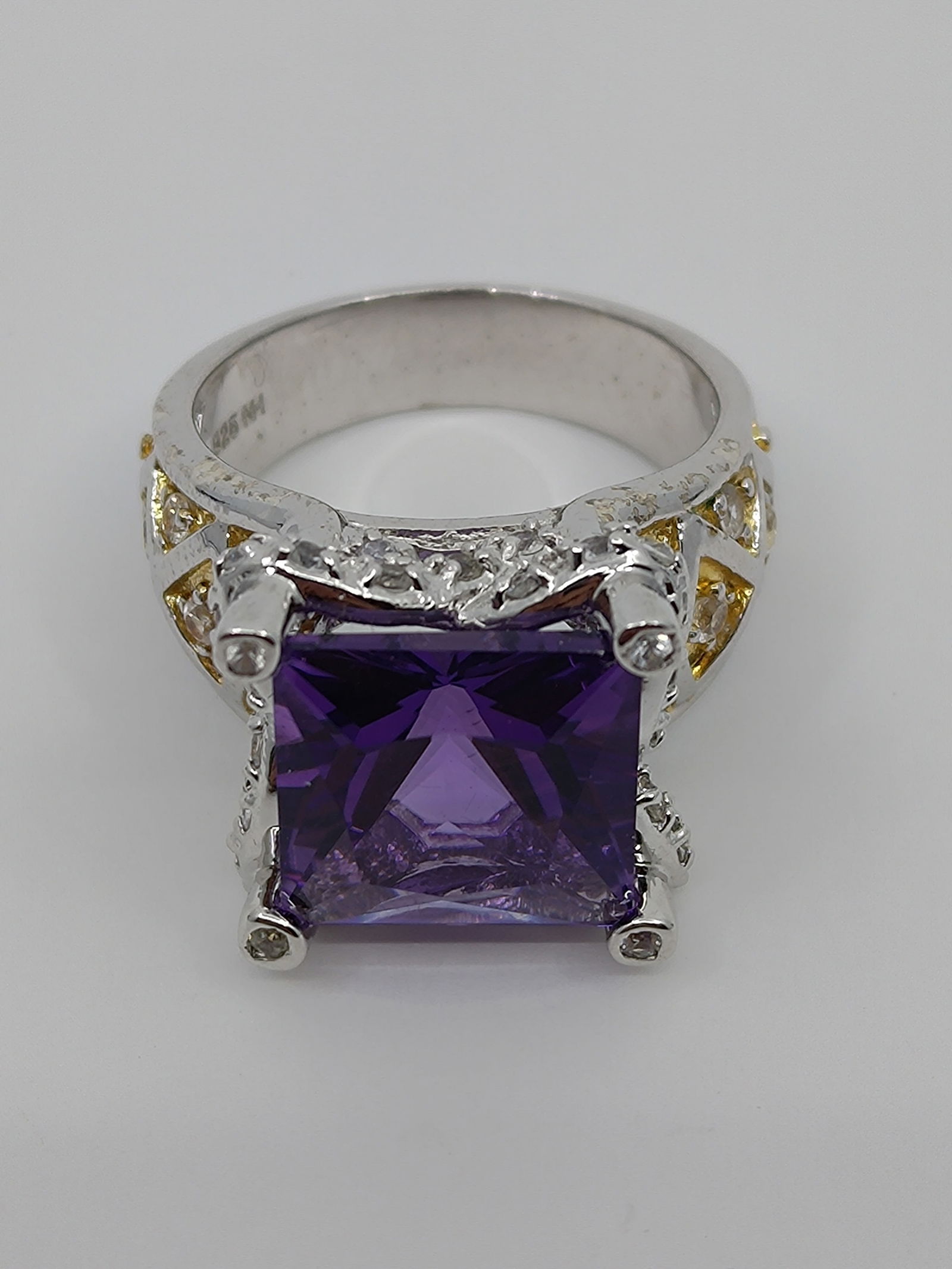 Michael Valitutti, Sterling Silver Blue Stone Ring (1 of 6)