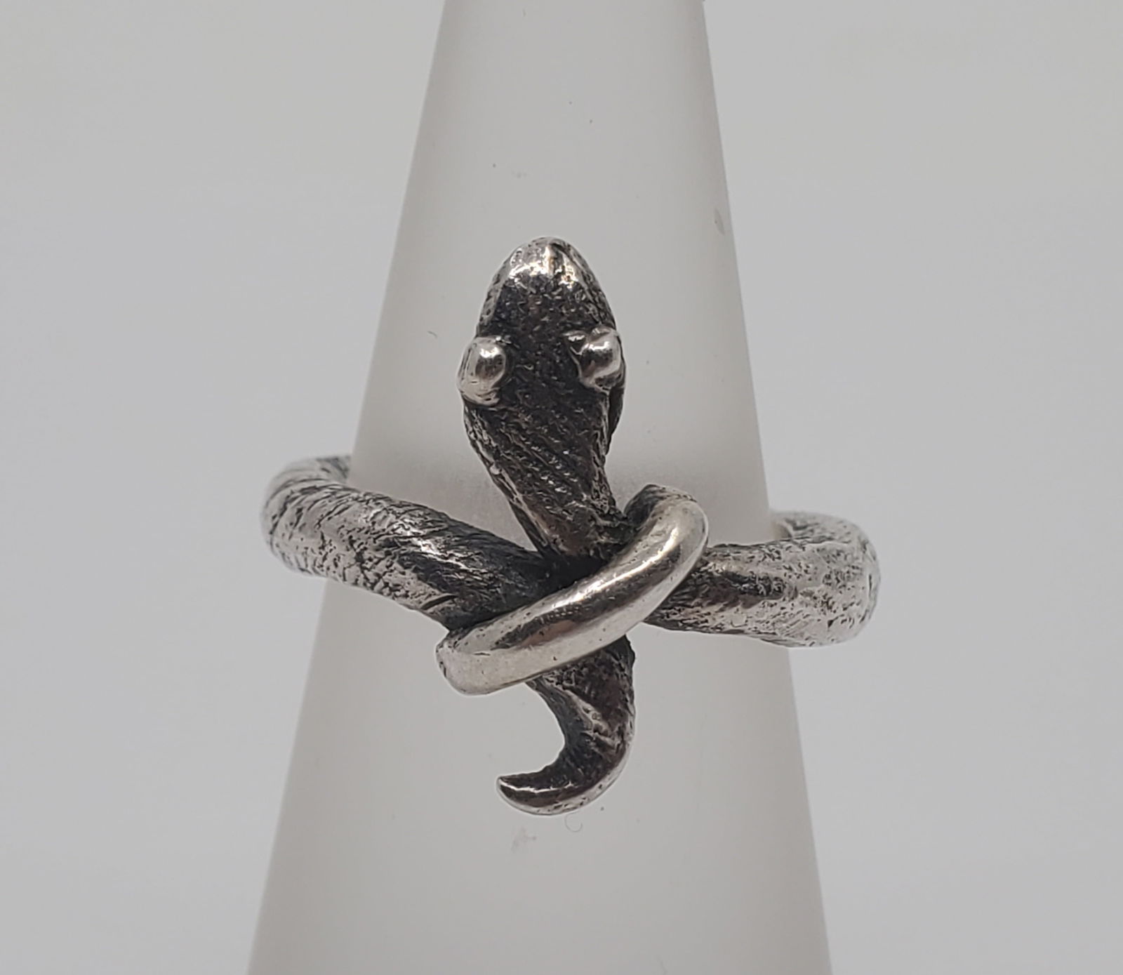 Walter Schluep (1931-2016), Canadian, Sterling Silver Snake Ring (1 of 8)