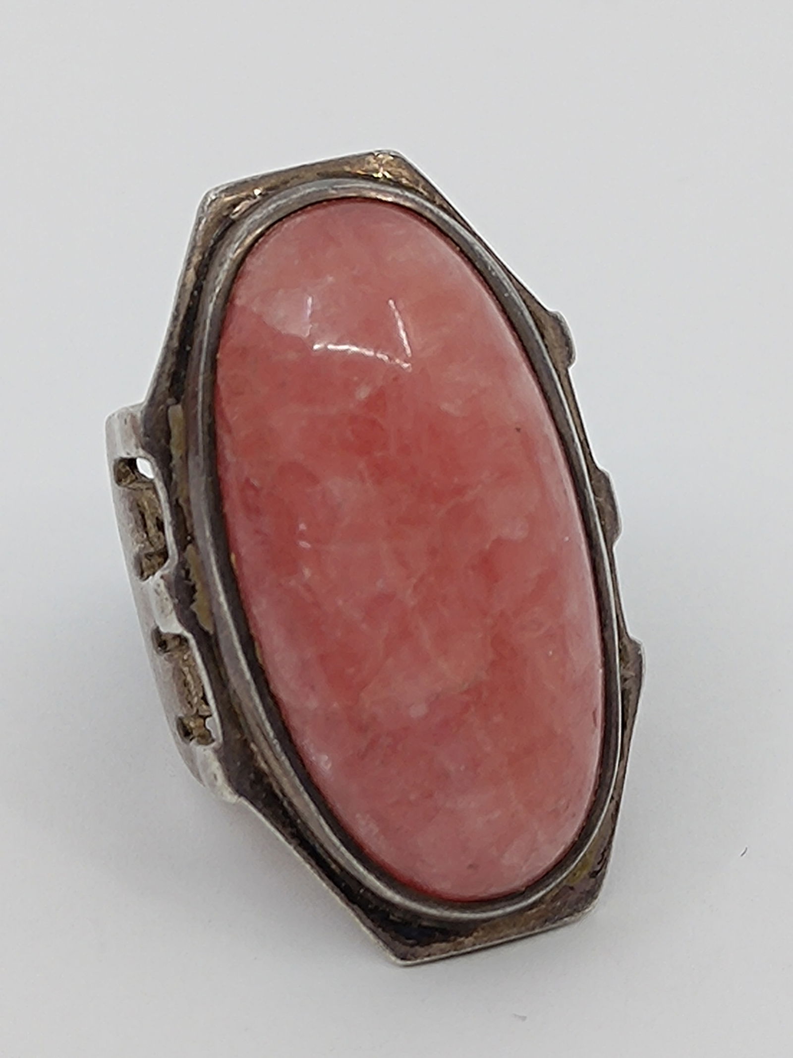 Vintage Modernist Sterling Silver Ring signed LIZ (1 of 7)