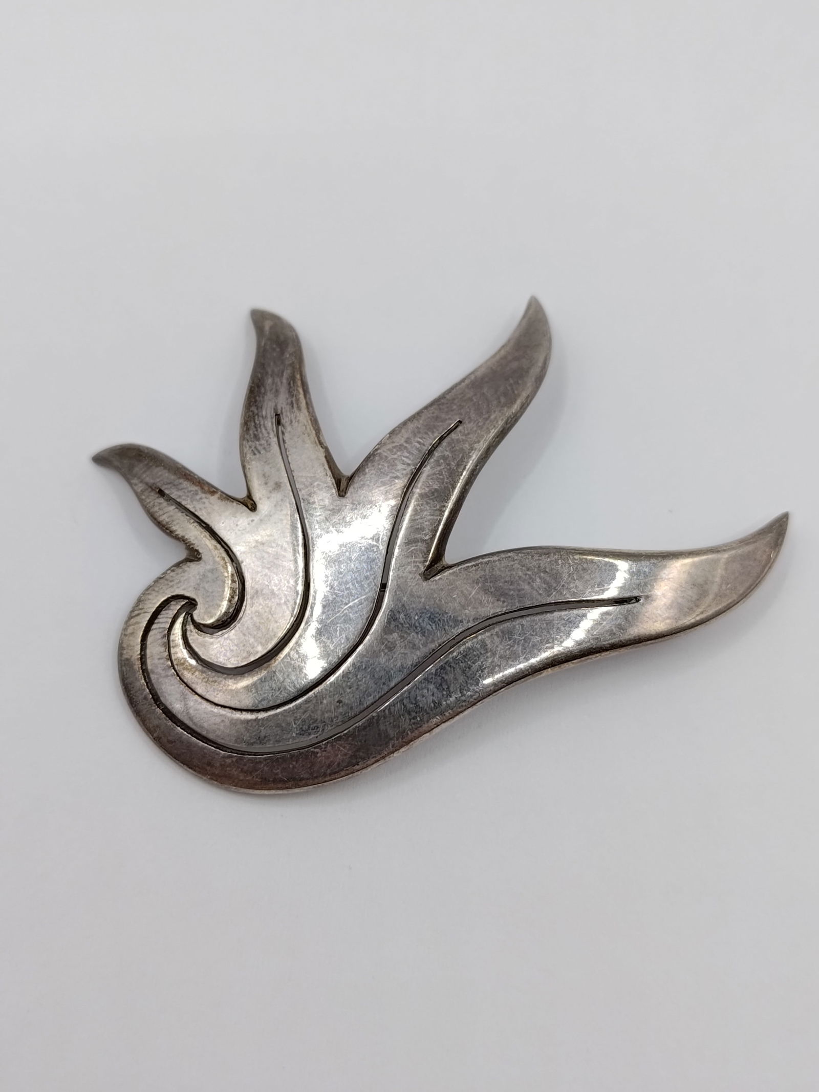 B. Munksgaard, Danish Sterling Silver Modernist Brooch (1 of 7)