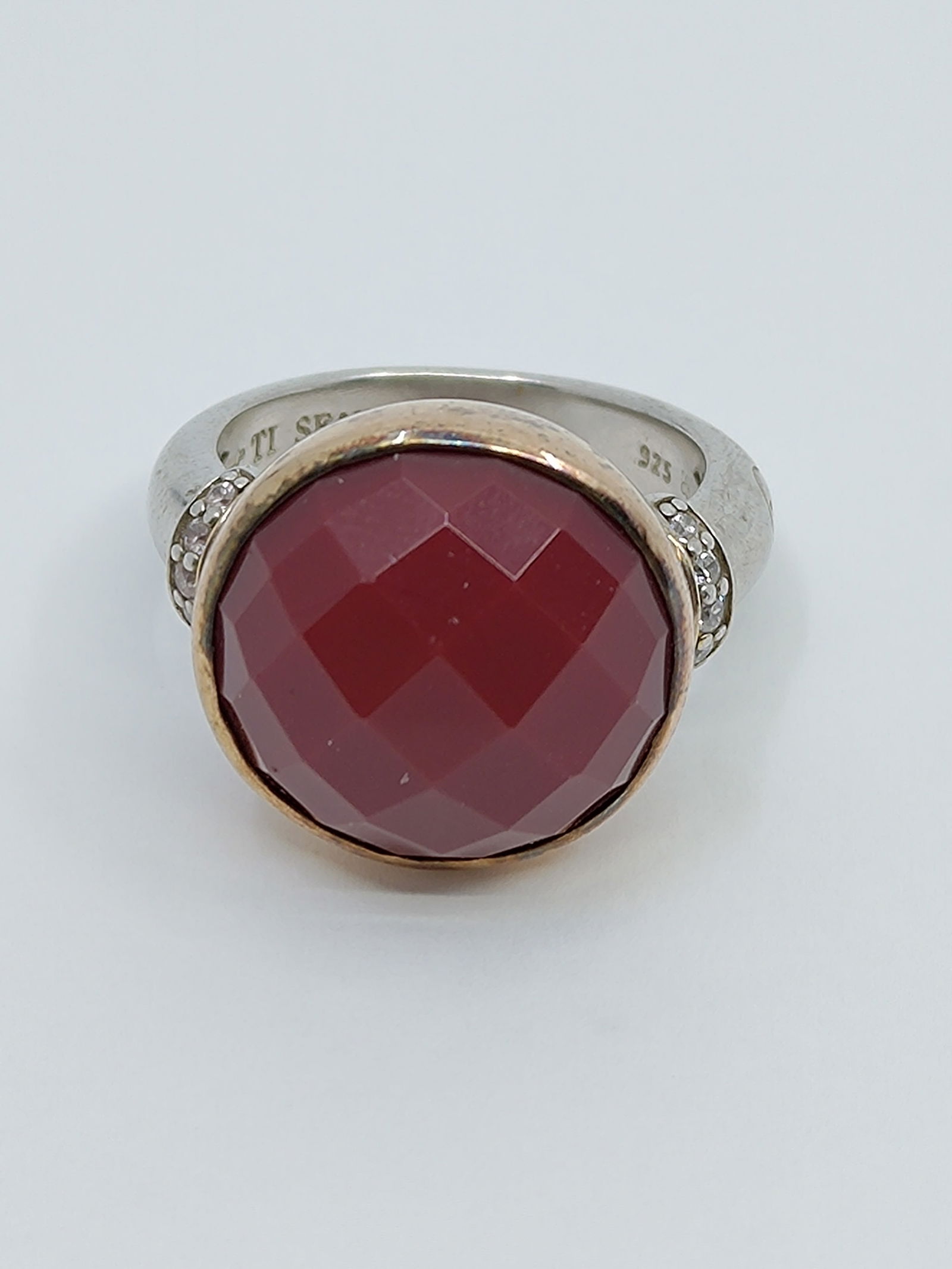 Ti Sento, Sterling Silver Ring set with stone (1 of 11)