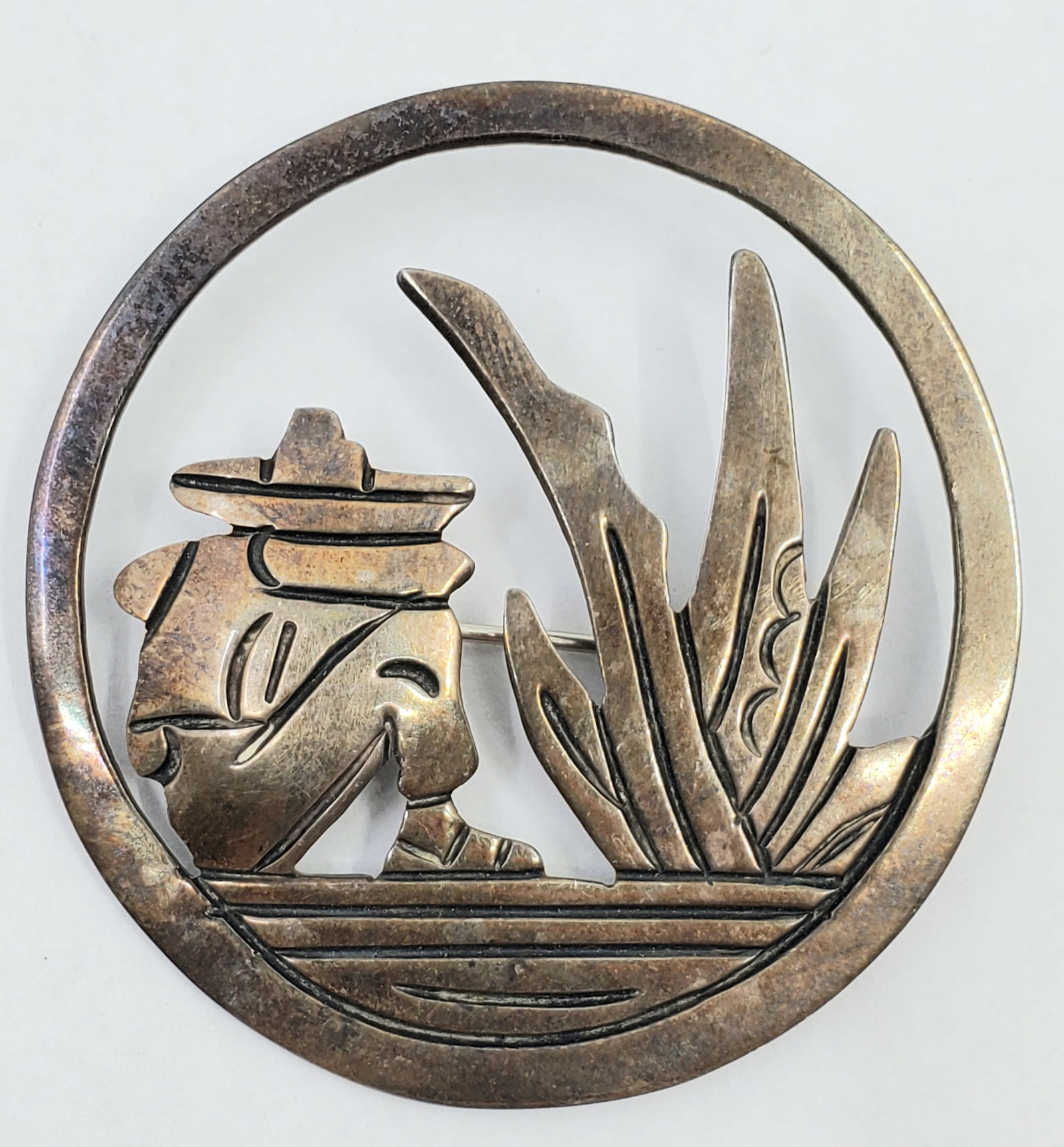 Maricela (Ysidro Garcia), Mexican Sterling Silver Brooch (1 of 3)