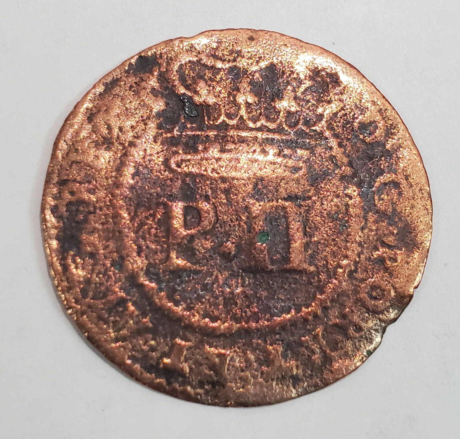 PORTUGAL, 3 REIS 1699, Dom Pedro II (1 of 2)