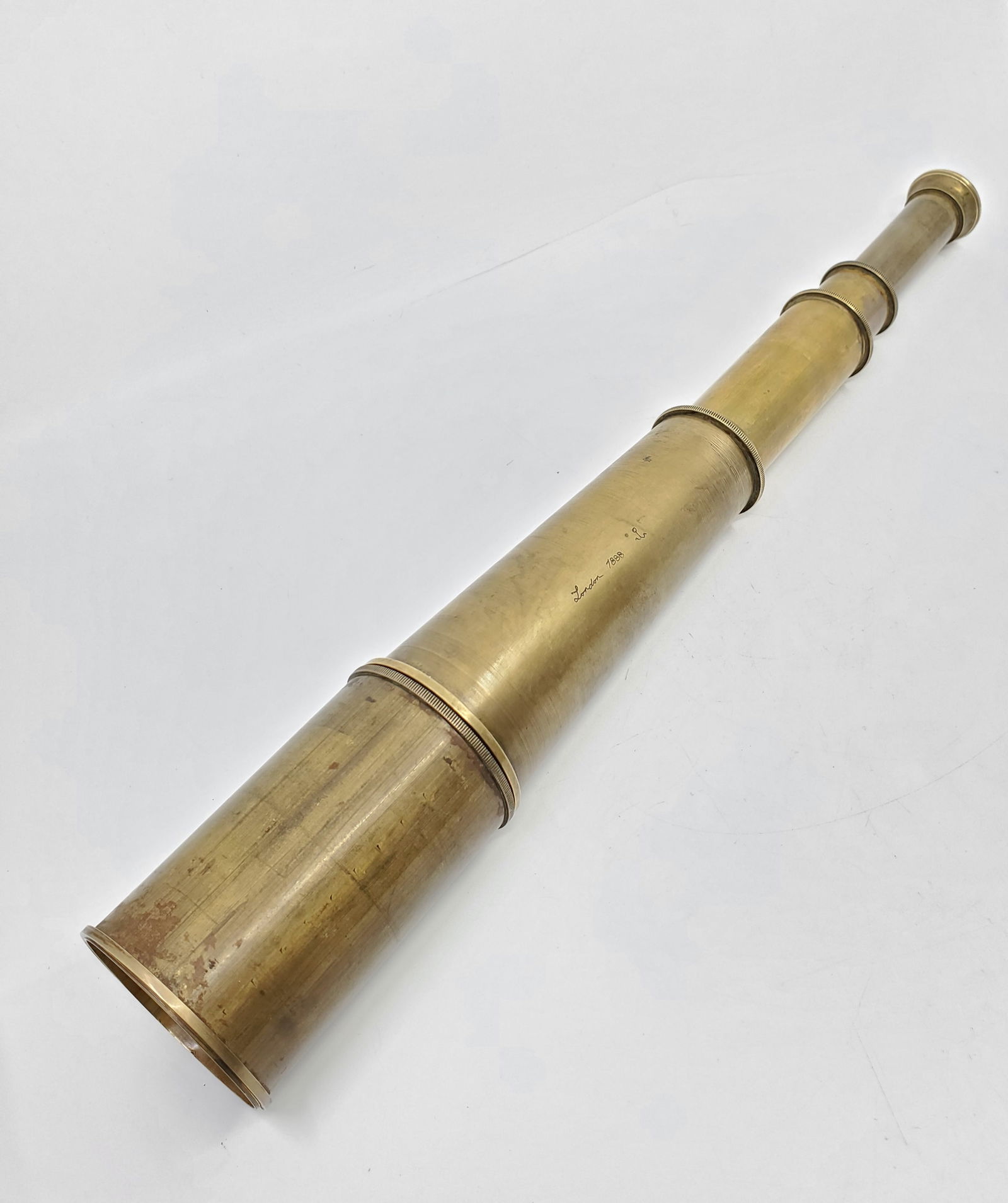 Antique British Nautical Brass Telescope (1 of 8)