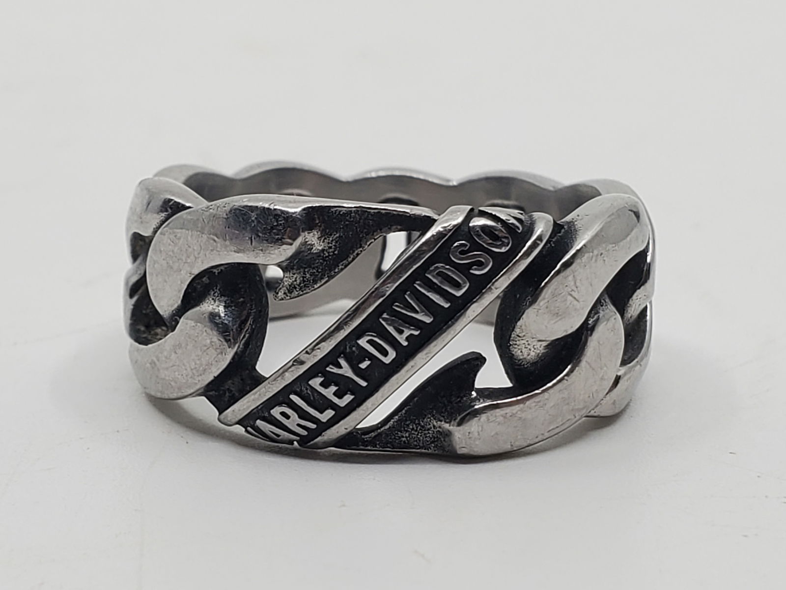 HARLEY-DAVIDSON Signed Ring, Stainless Steel (1 of 7)