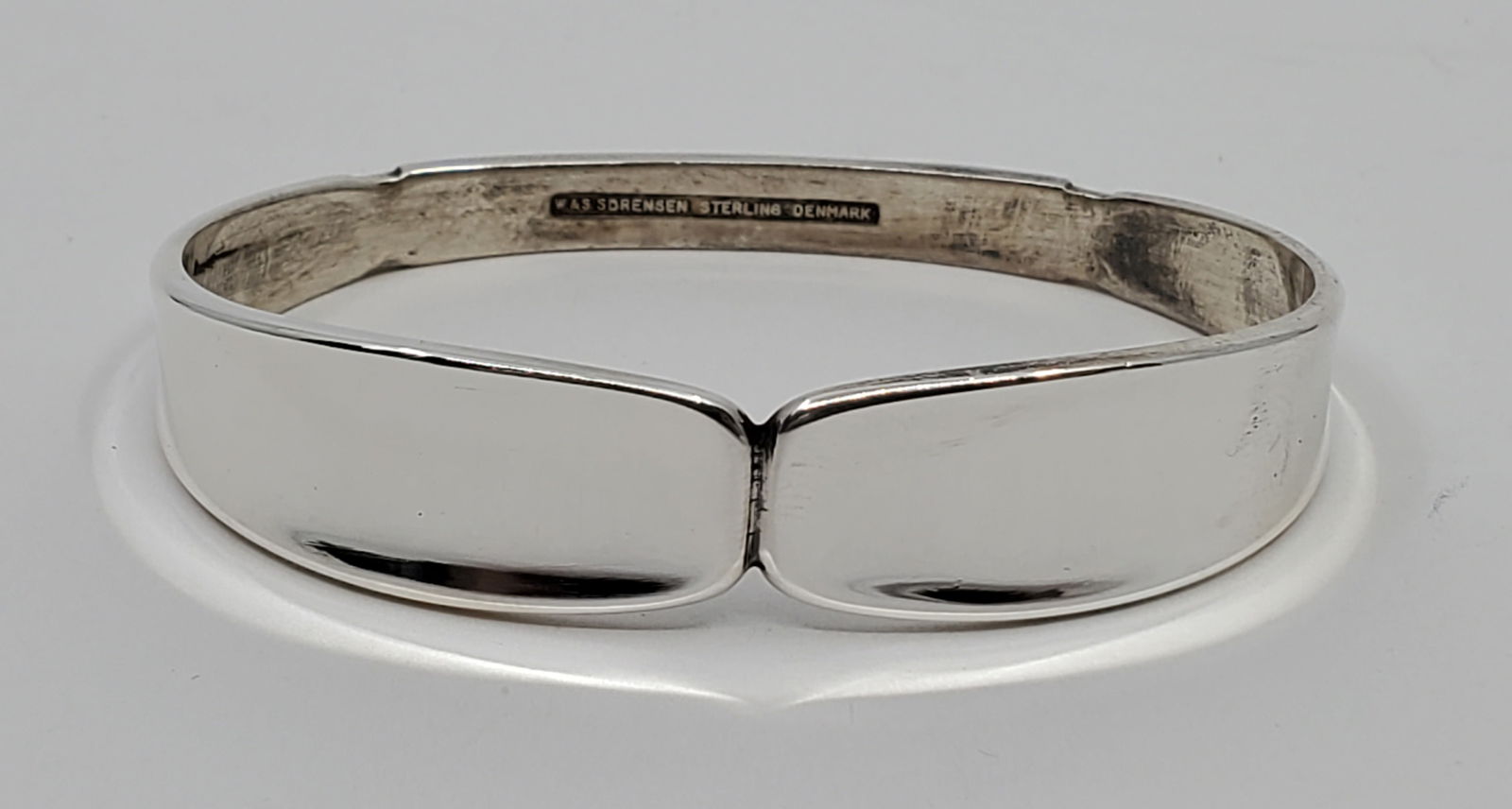 Horsens Solvvarefabrik, Danish Sterling Silver Baby Bangle Bracelet (1 of 7)