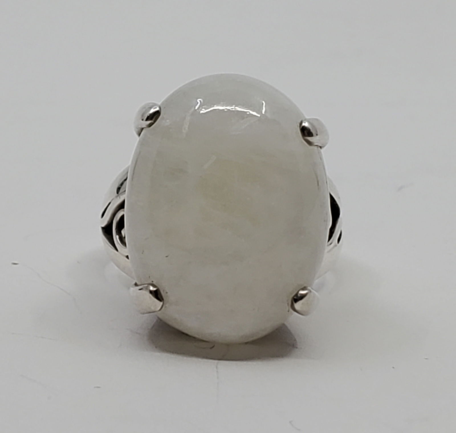 Kemmi, Sterling Silver Moonstone Ring (1 of 7)