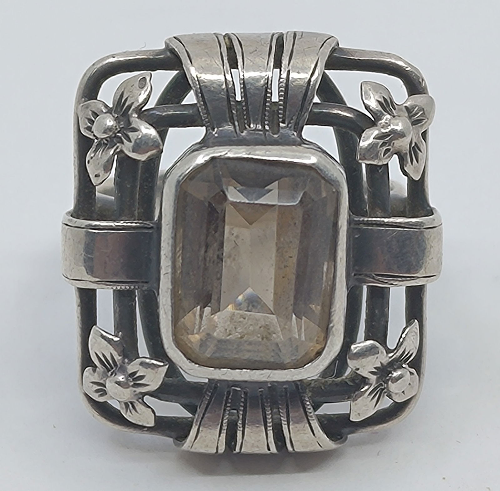 Art Deco German .835 Silver Ring (1 of 8)