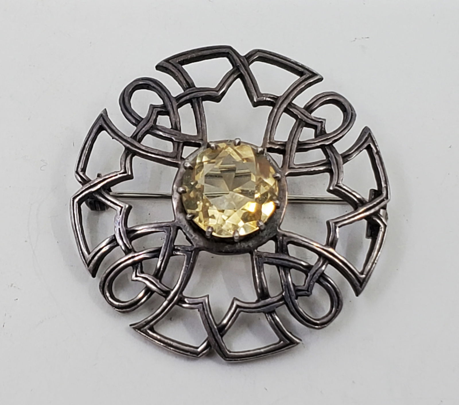 John Hart, Edinburgh, Scotish Sterling Silver Brooch (1965) (1 of 7)