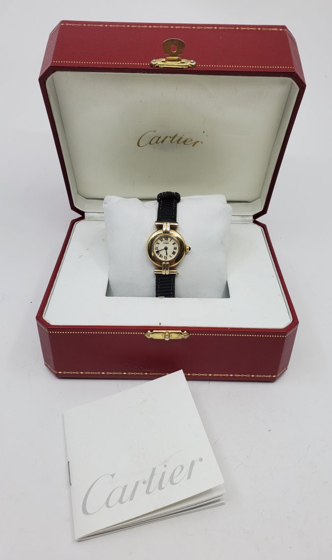 Cartier, Must de Cartier Vermeil Quartz Ladies Watch with Box (1 of 6)