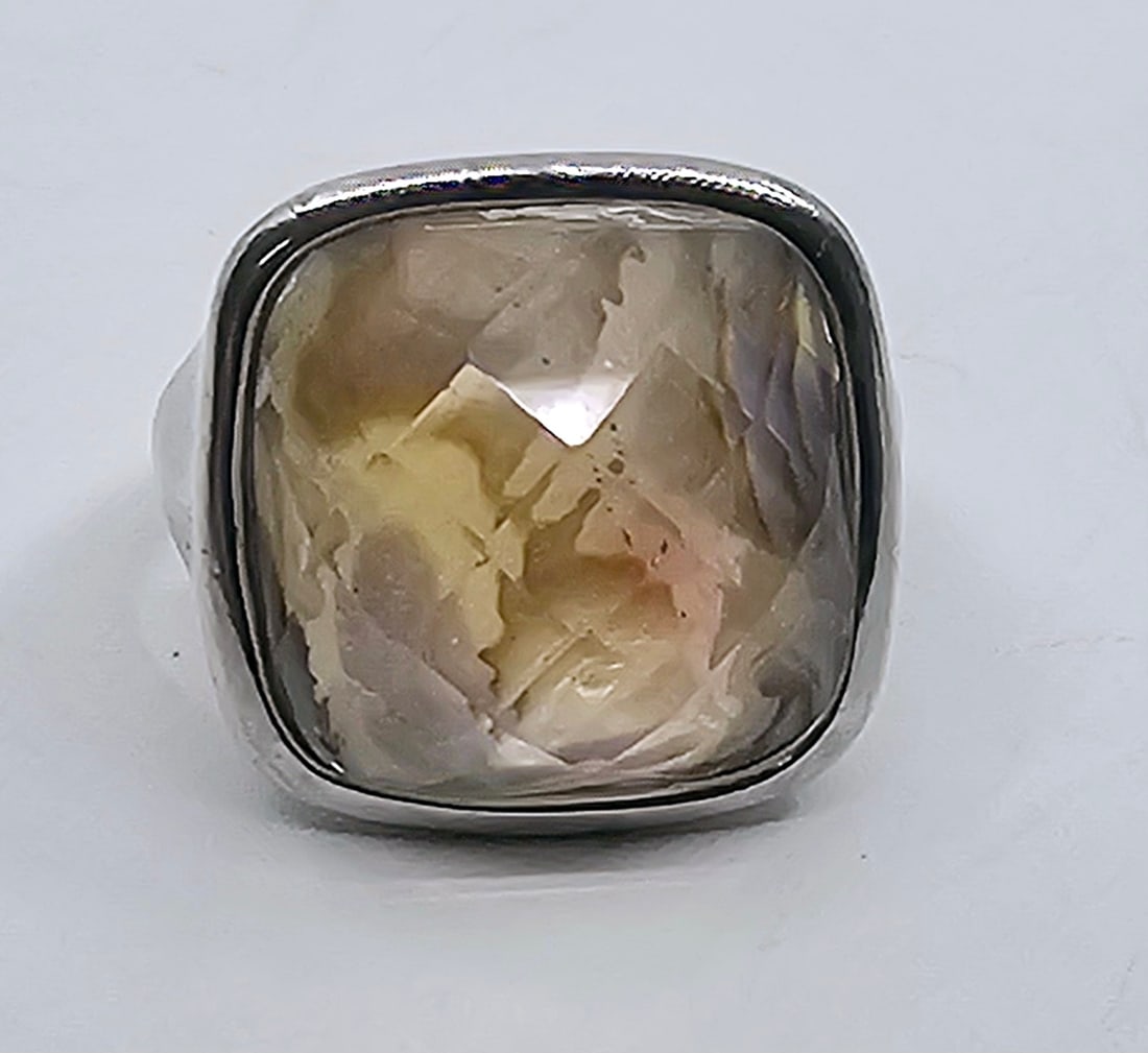 Sterling Silver Ring, set with Stone (1 of 6)
