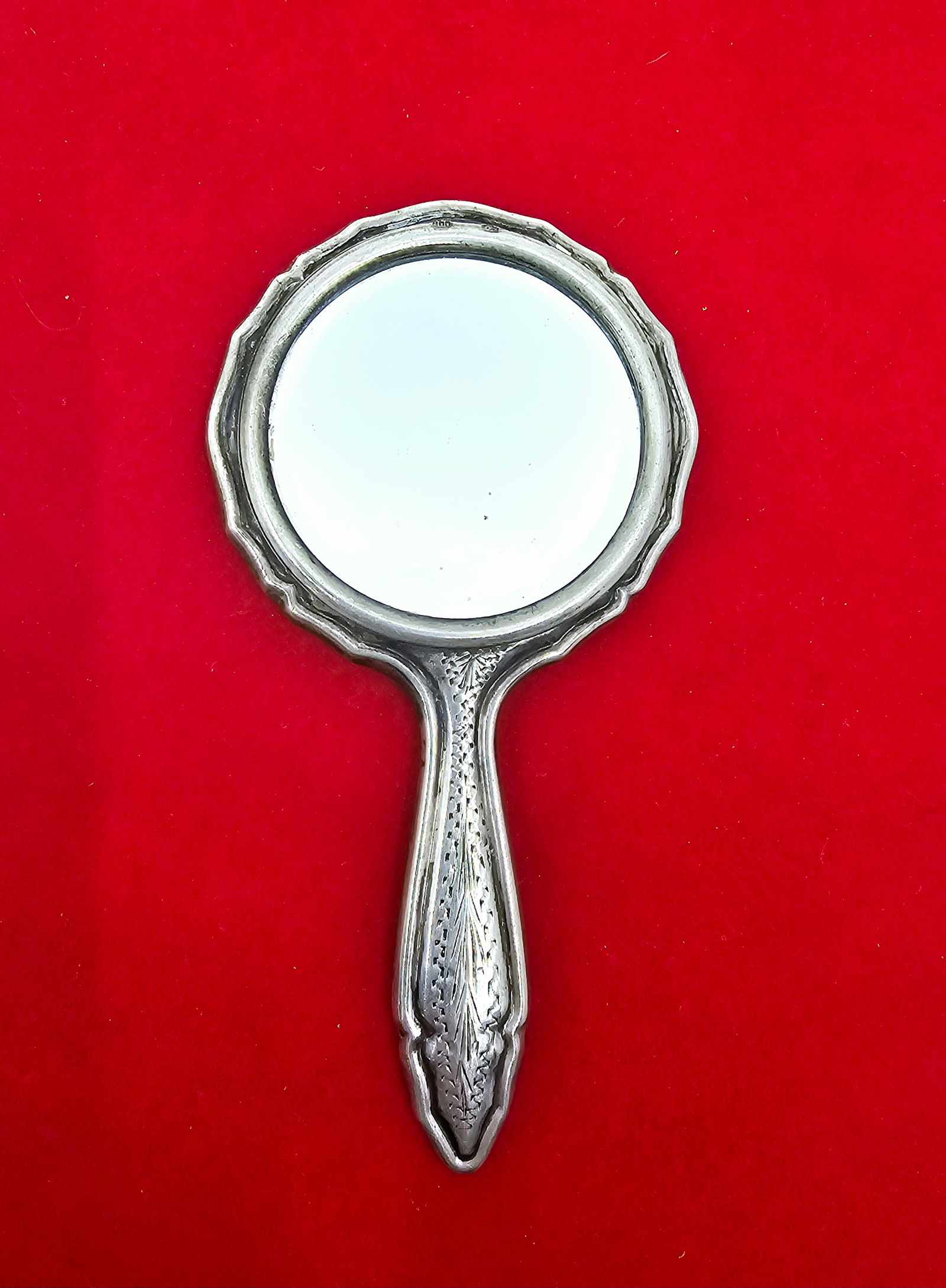 Vintage ,800 Silver Mirror (1 of 4)