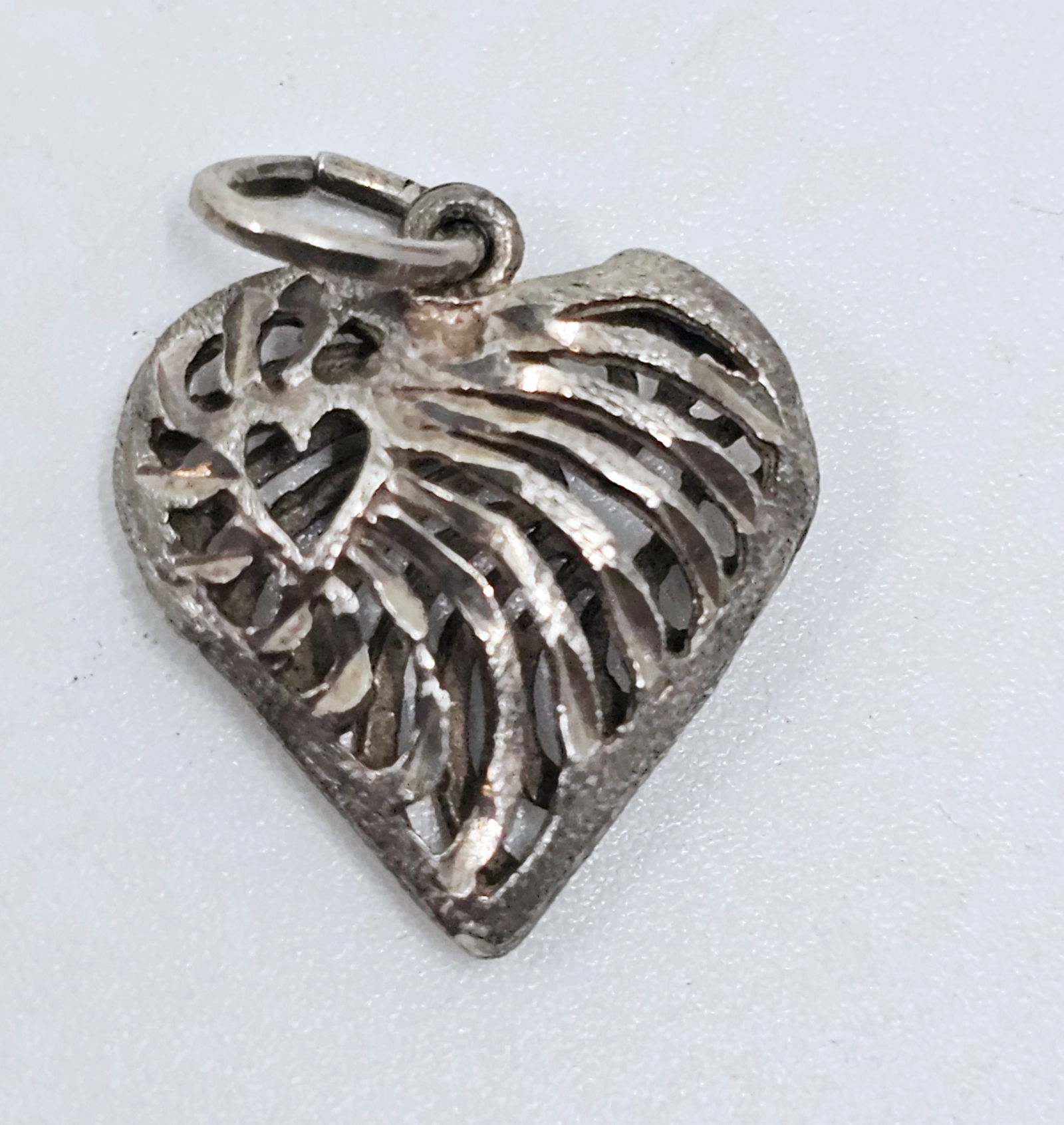 Sterling Silver Heart Pendant/ Charm (1 of 3)