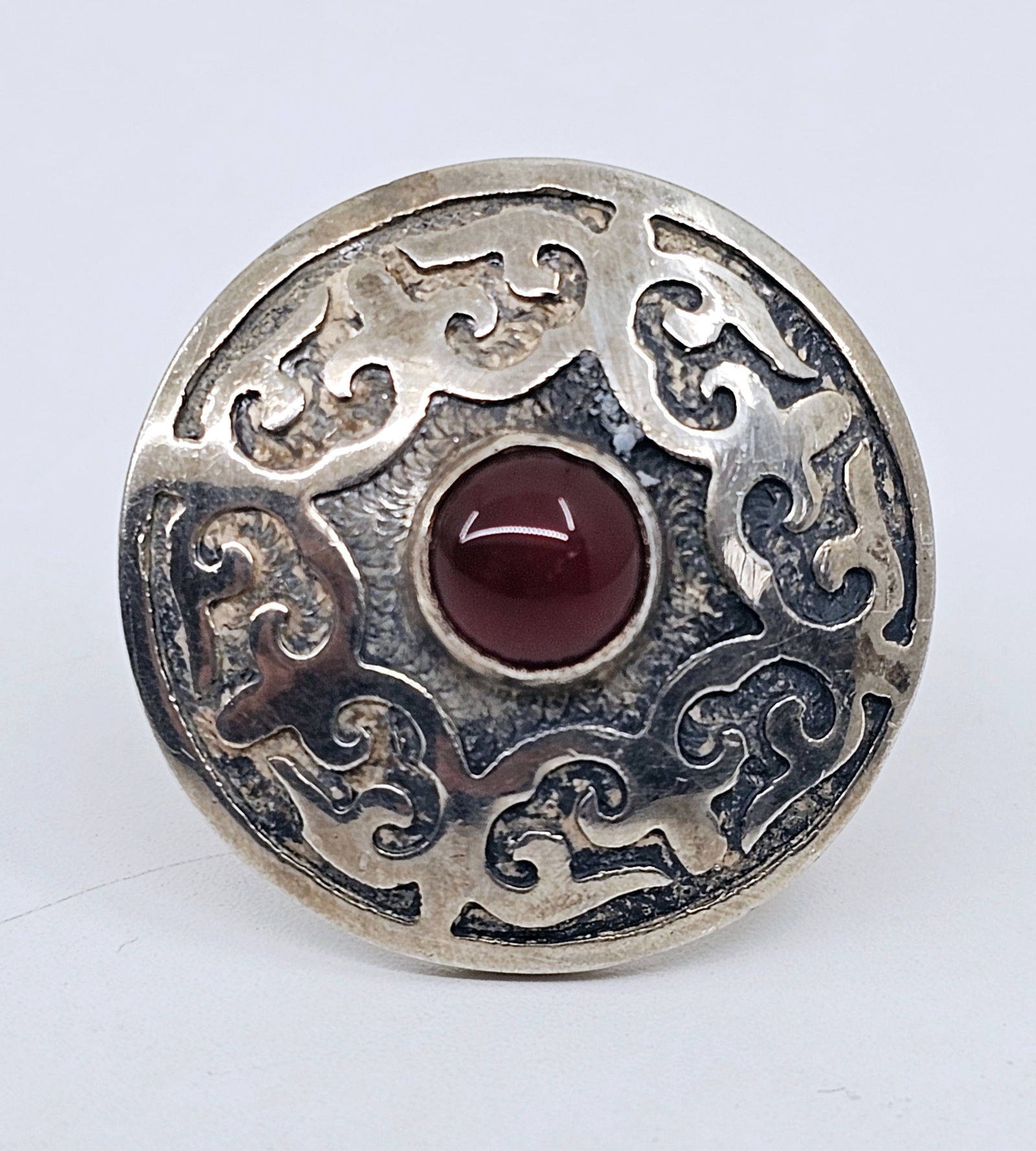 Vintage Sterling Silver Carnelian Ring (1 of 6)