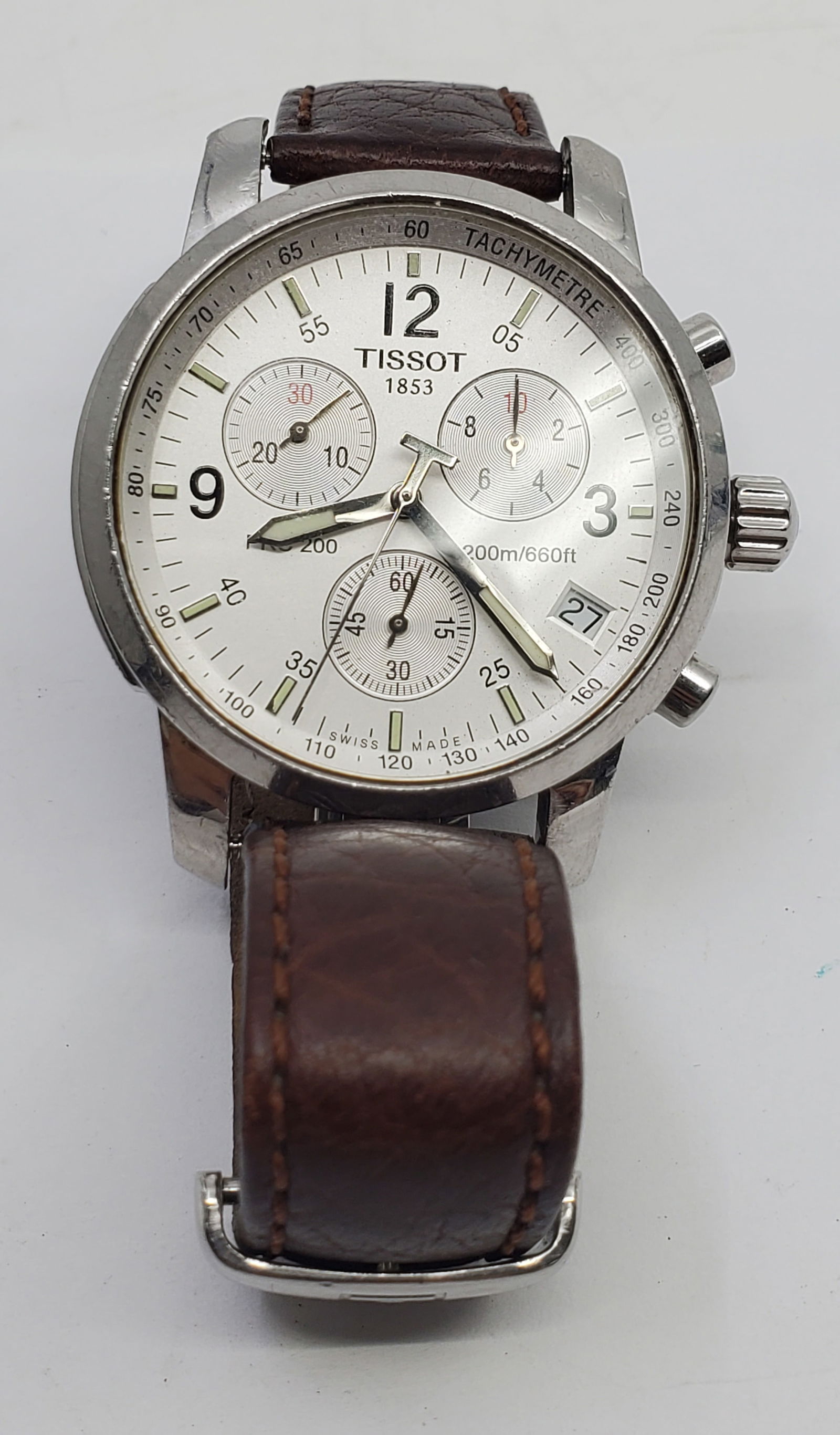 Tissot PRC 200 Chronograph Quartz Movement Wristwatch REF T 461 (1 of 8)
