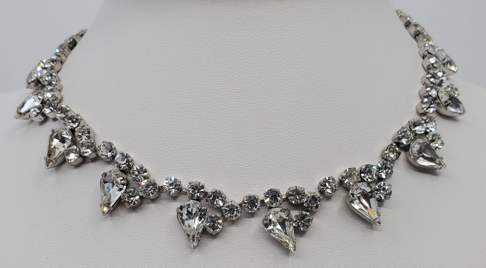 Jay Flex Sterling Silver Necklace: Vintage Necklace Sterling Silver Weight 38.43g 15"