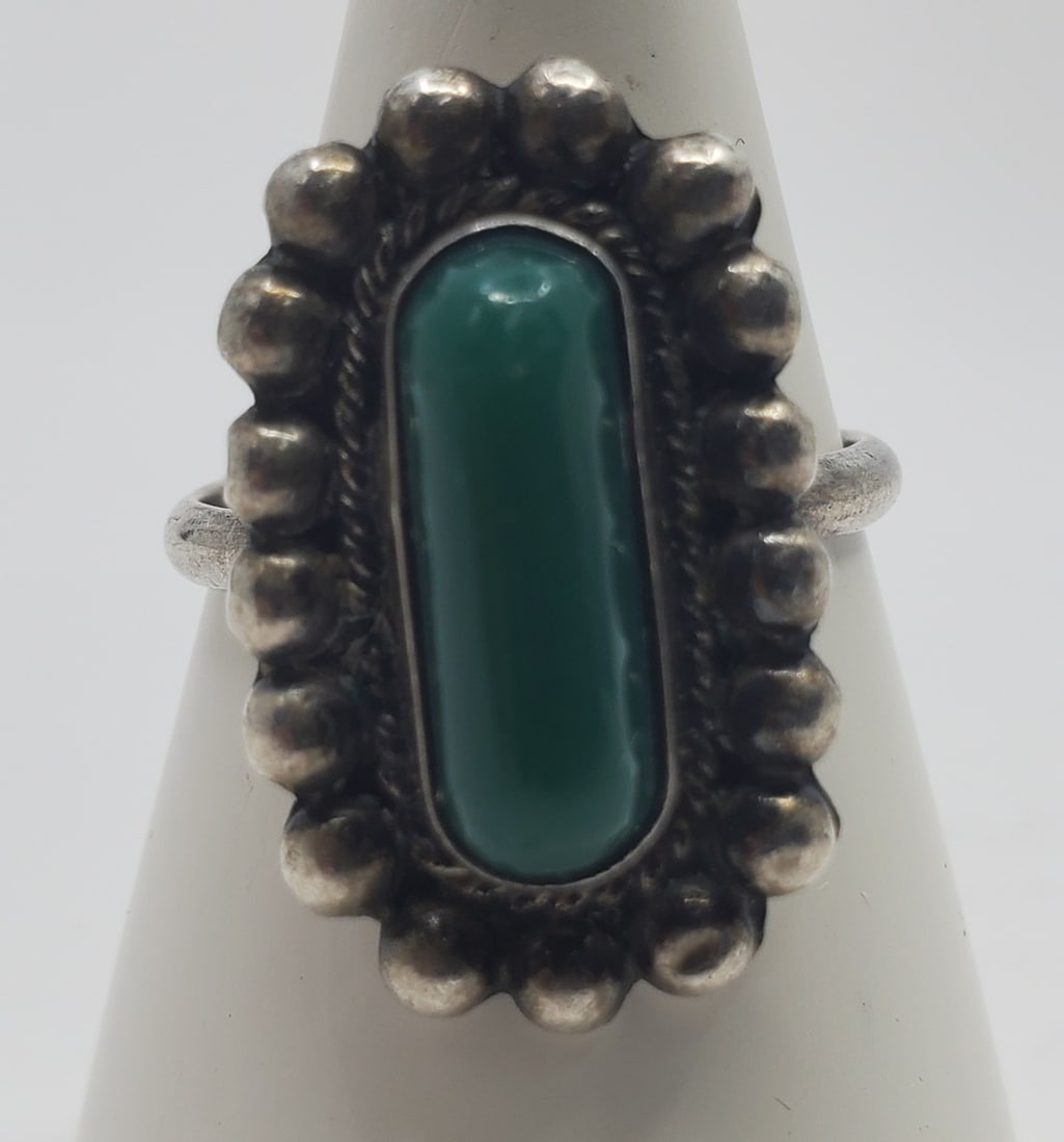 Vintage Mexican Sterling Silver Rings, signed (1 of 8)