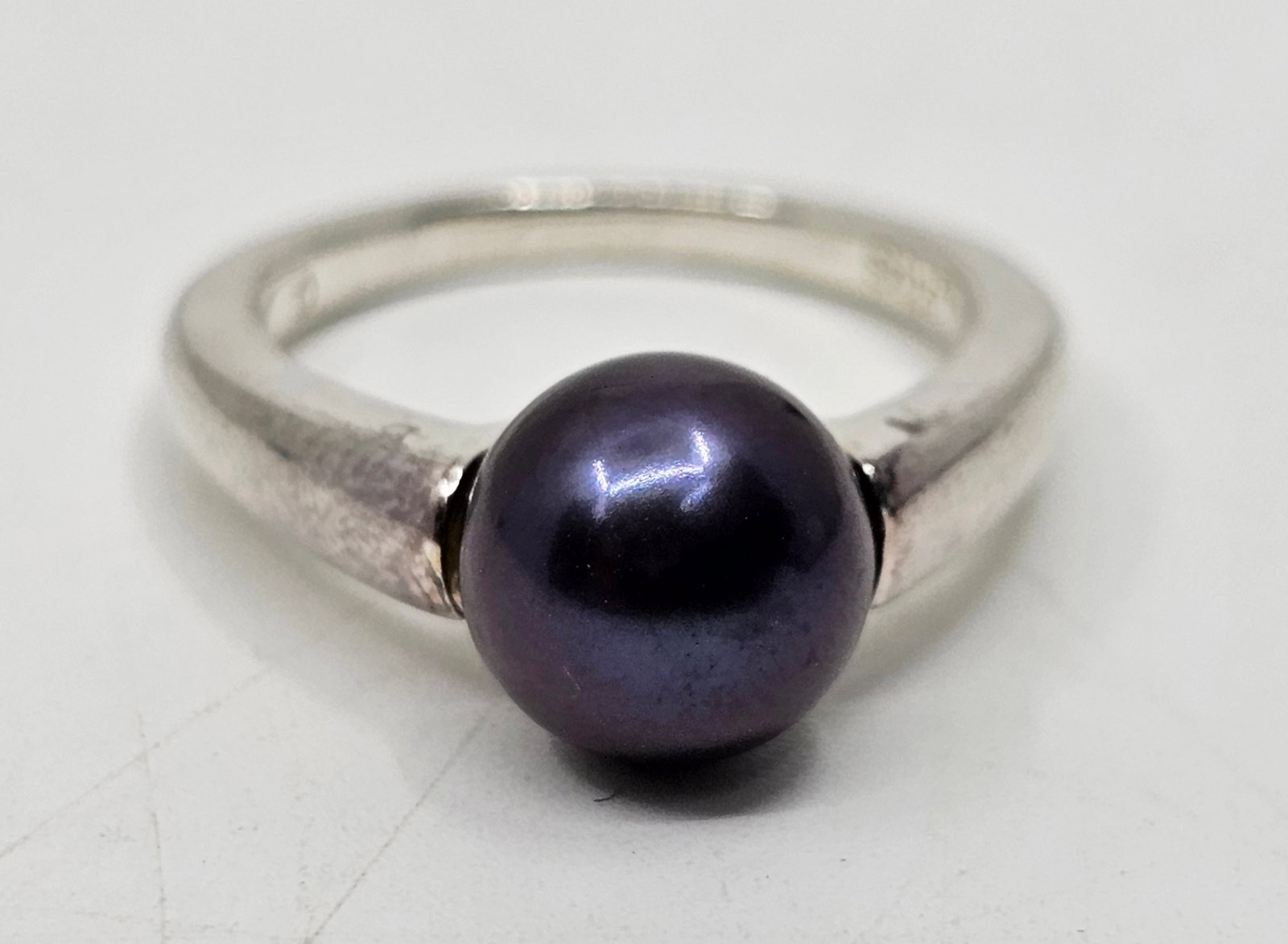 Links of Londo, Sterling Silver Black Pearl Ring (1 of 6)