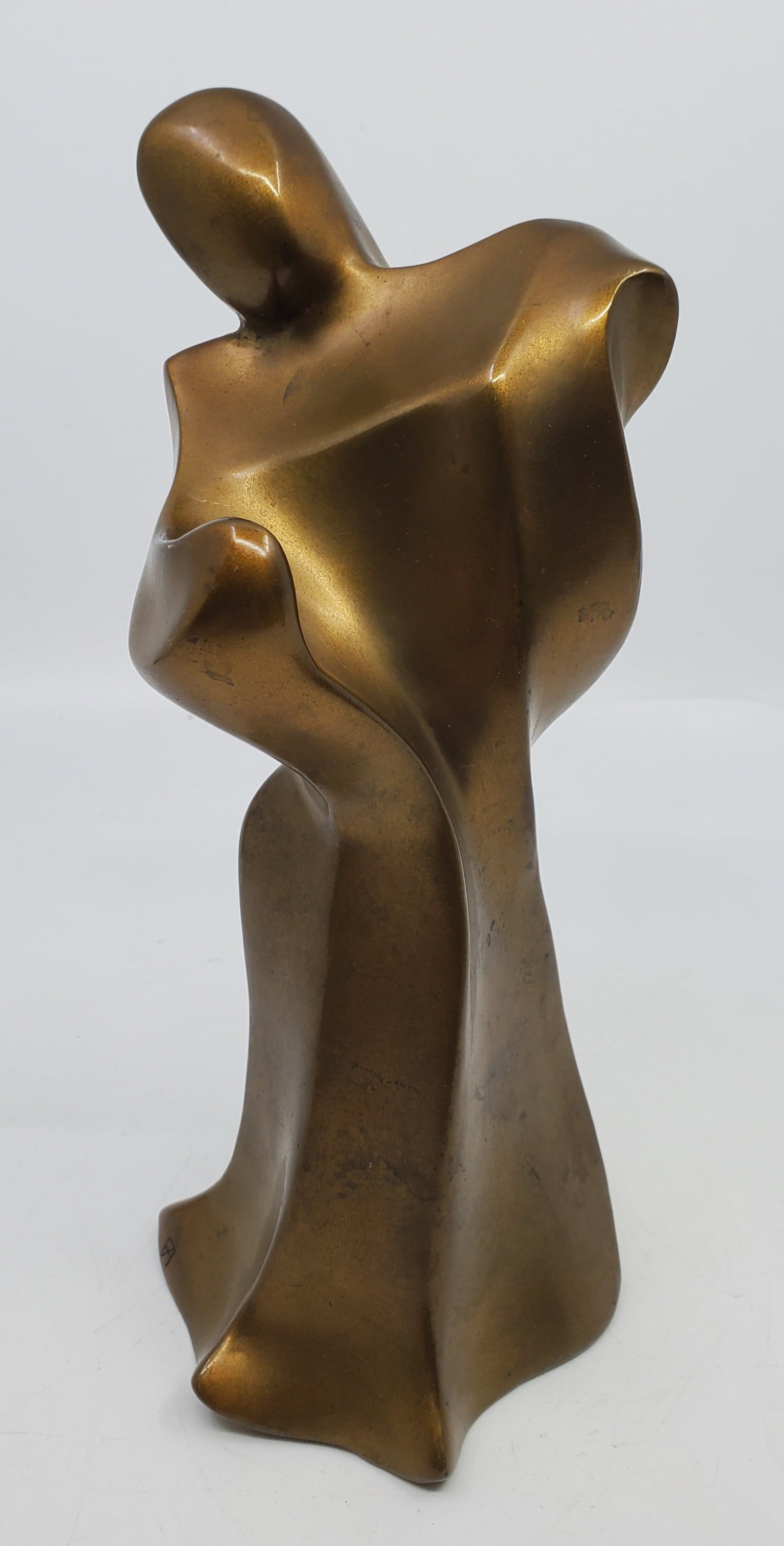 Brodkin, Edith (1925- ) Figure Bronze Sculpture: Bronze sculpture, signed and Numbered on the back Brodkin 2/10 7 1/2" x 4" x 4"
