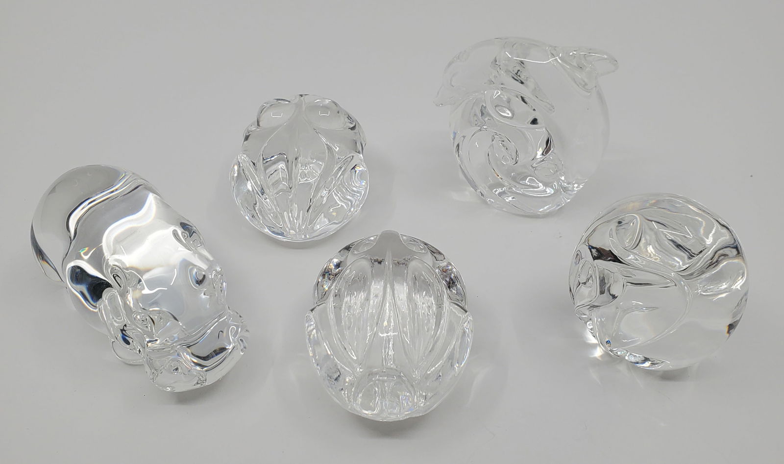 STEUBEN GLASS 5 Different Crystal Animal Figurines (1 of 20)