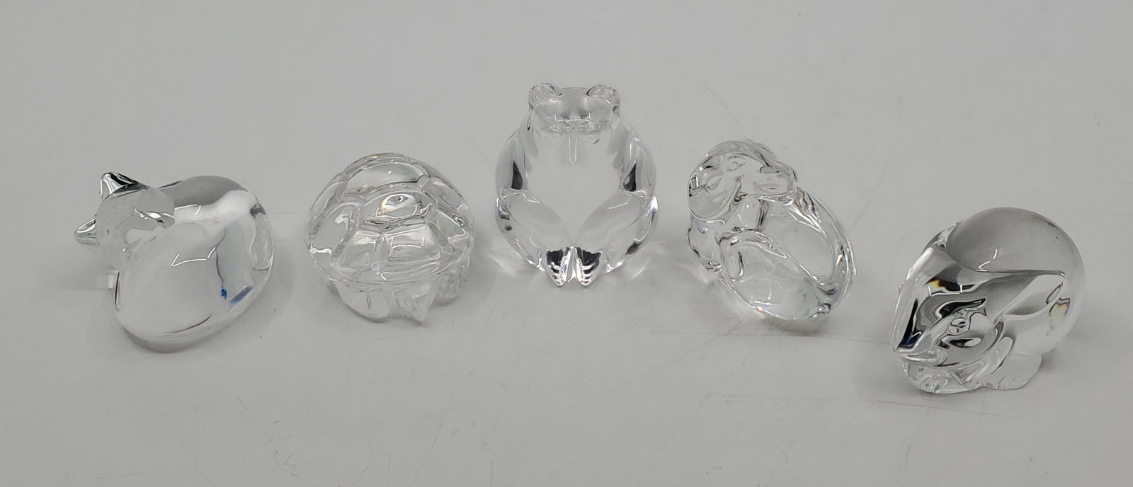 STEUBEN GLASS 5 Different Crystal Animal Figurines (1 of 6)