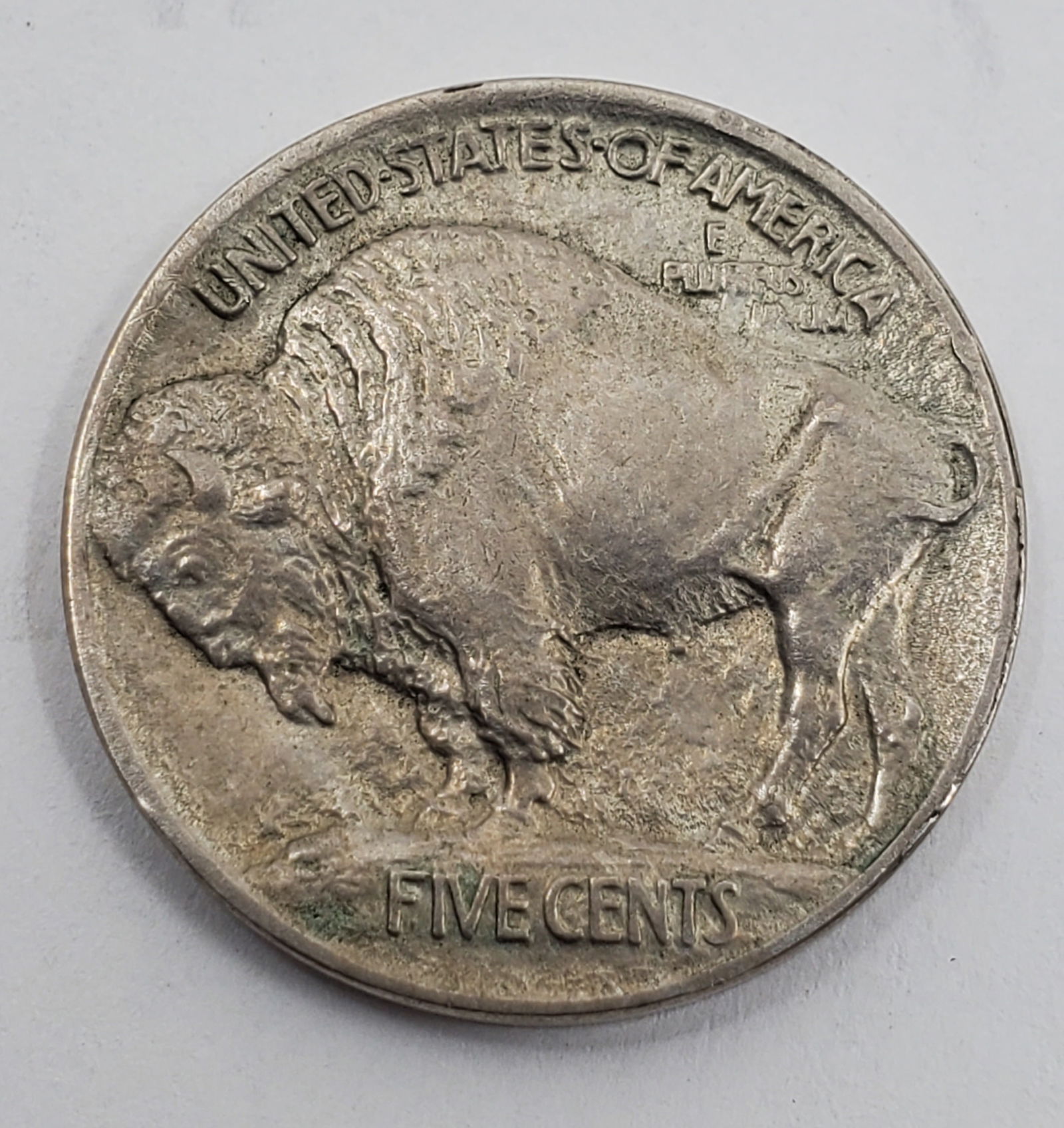 USA Hand Carved Depression Era HOBO NICKEL PEANUT EAR by DAVE WILSON (1 of 2)