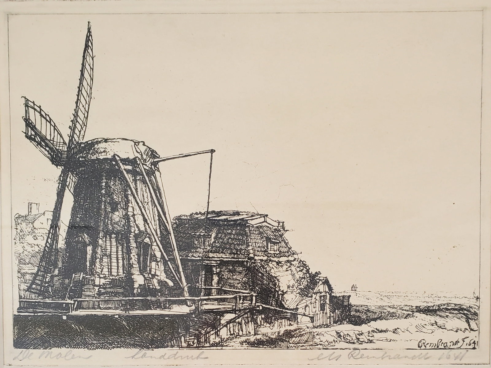 Rembrandt, Van Rijn (1606-1669) Le Moulin (1641) (1 of 5)
