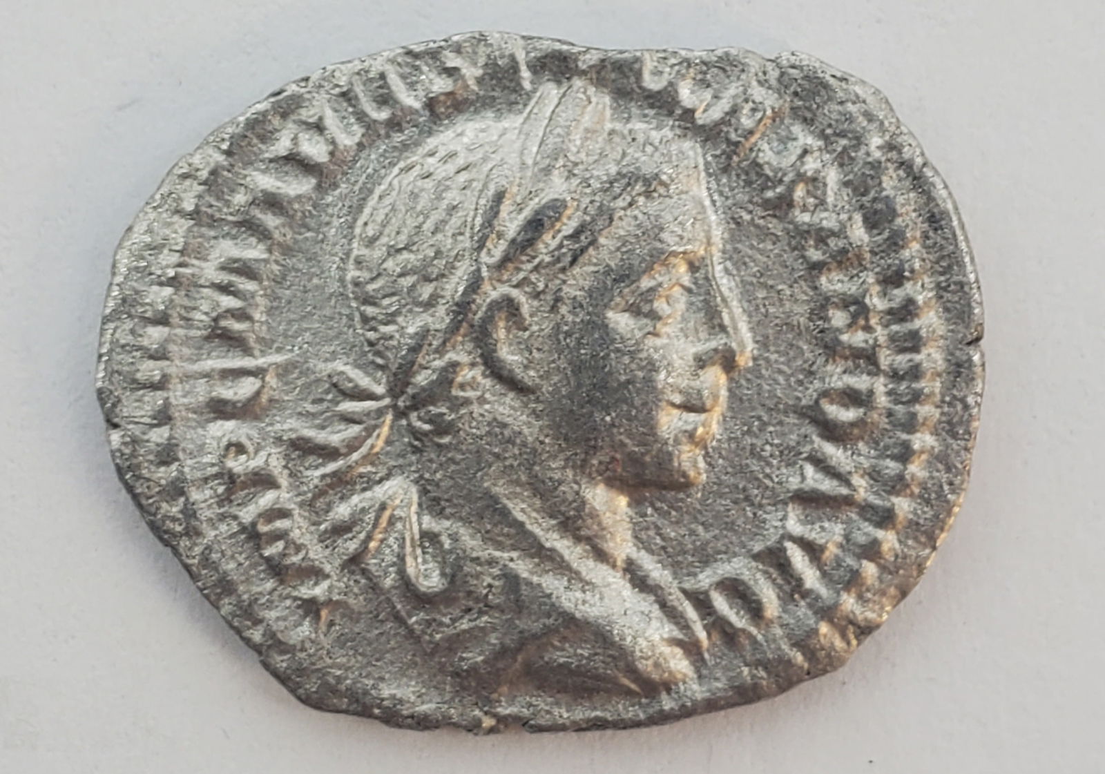 ROME Silver Denarius of Severus Alexander 223 CE (1 of 2)