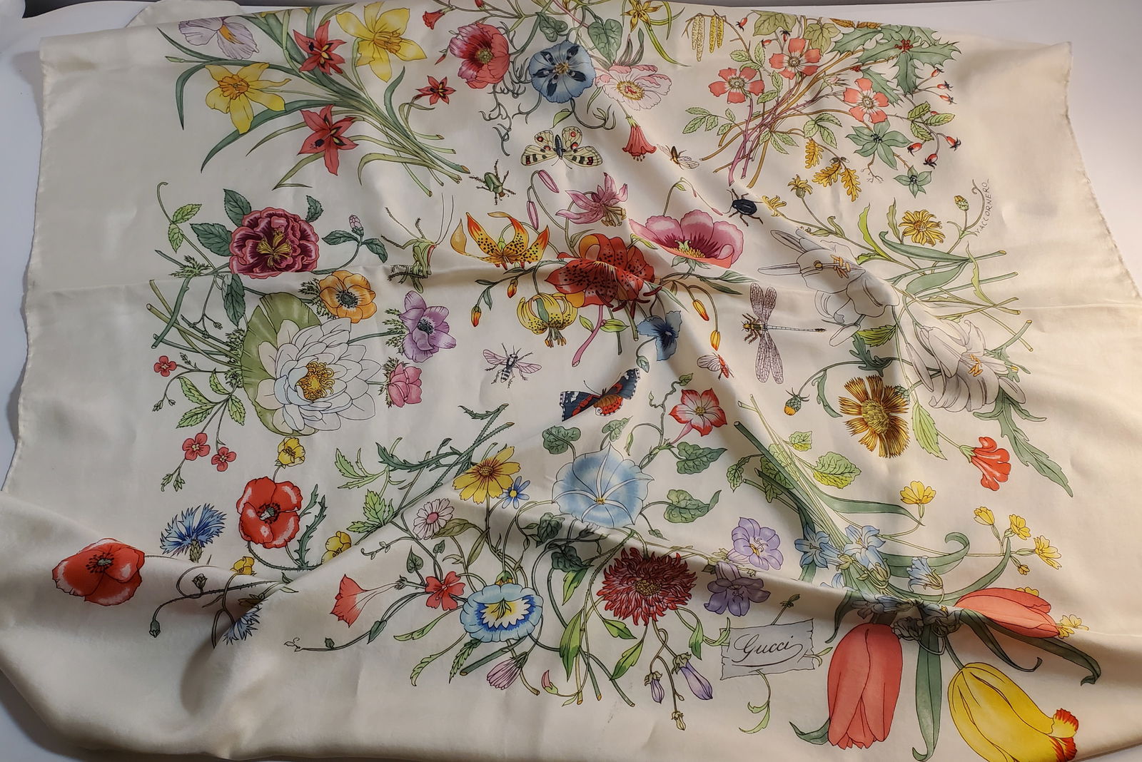 Vintage GUCCI Silk Scraf (1 of 4)