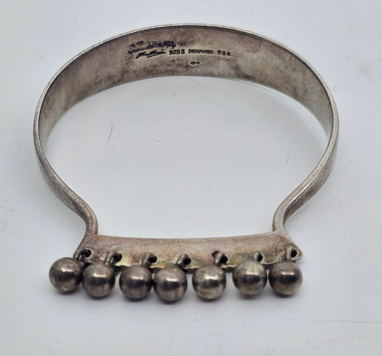 Hans Hansen, Dannish Modernist Sterling Silver Cuff Bracelet (1 of 5)