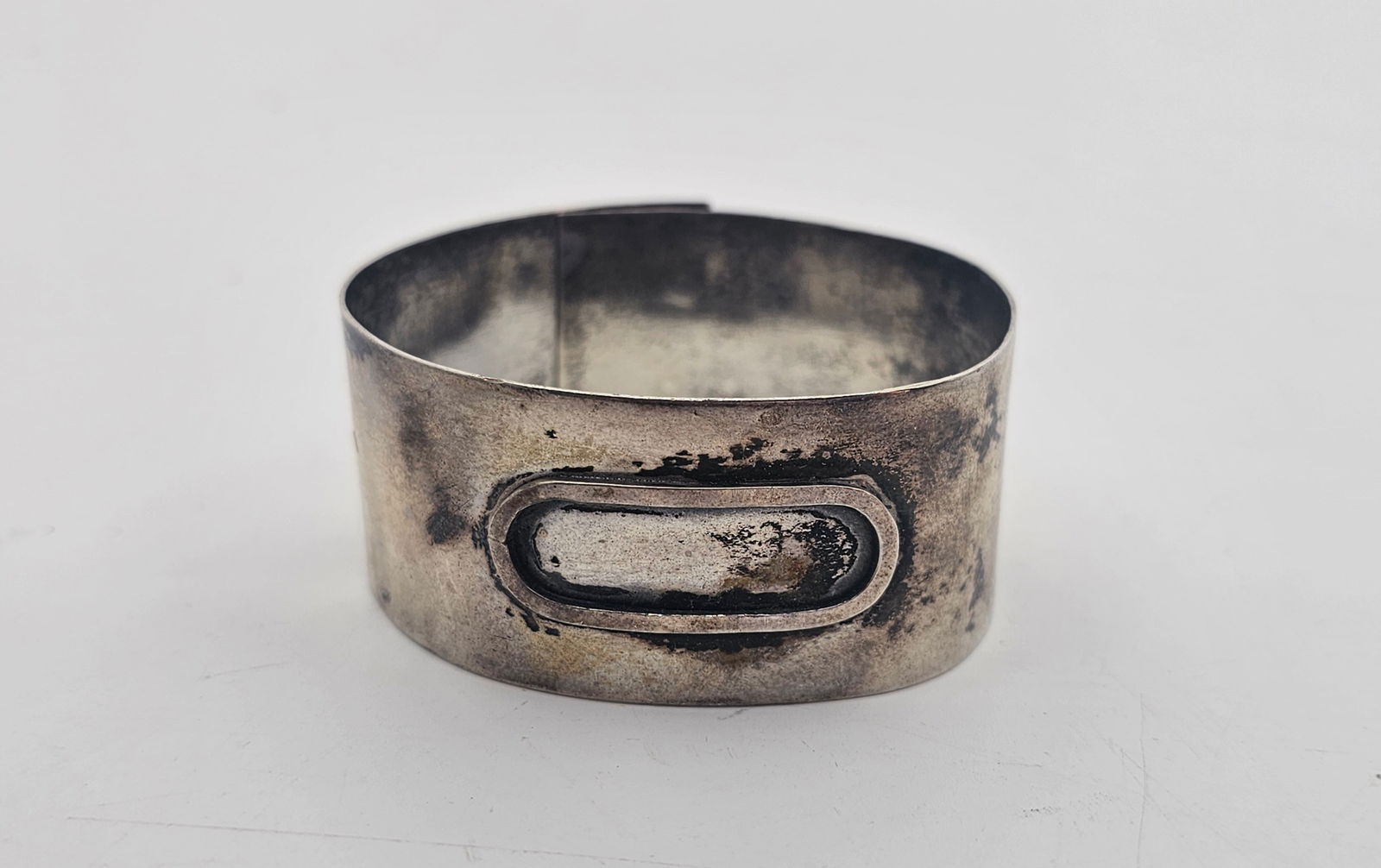 Alain, Modernist Sterling Silver Braclet (1 of 5)