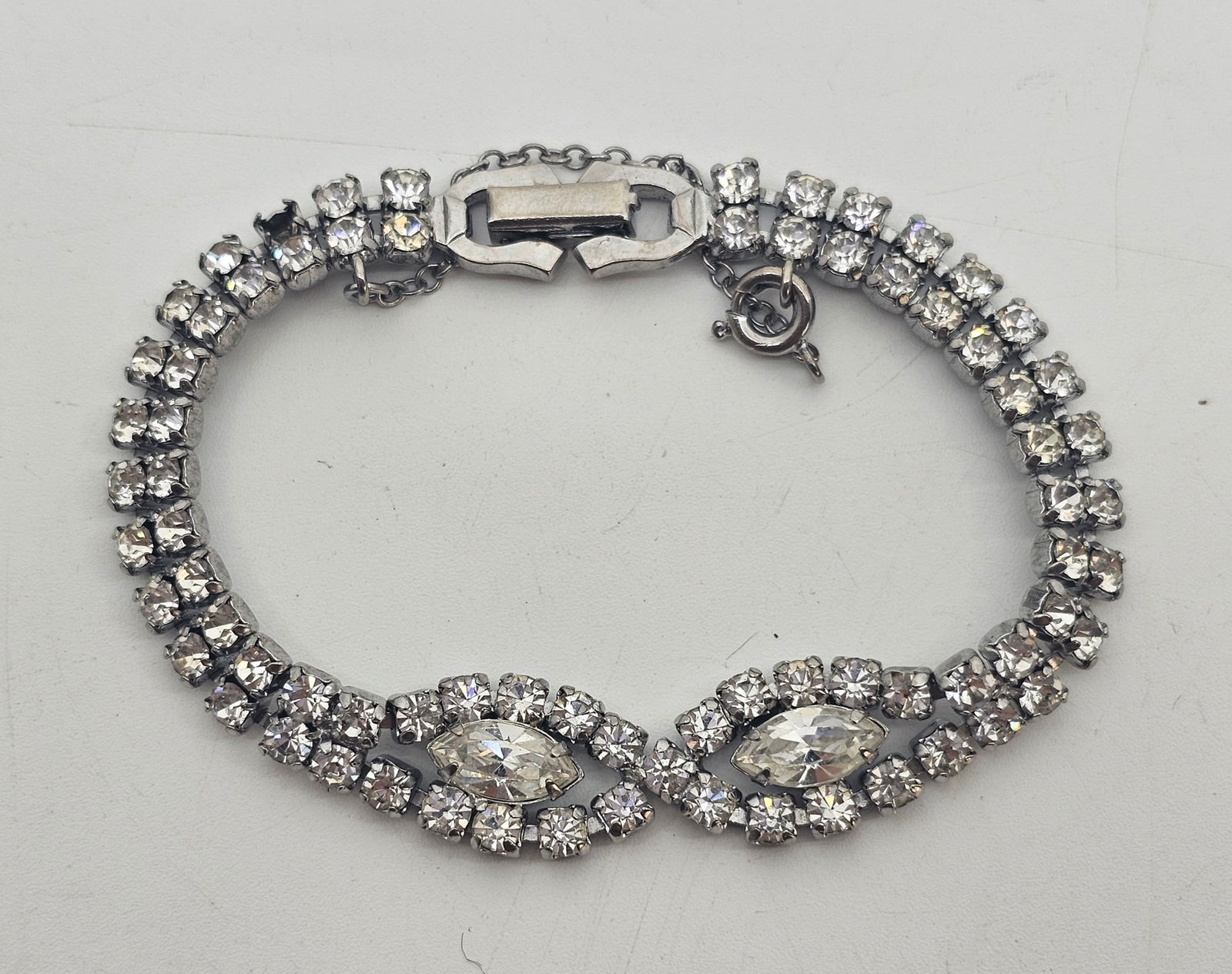Sherman, Clear Rhinestone Bracelet (1 of 5)