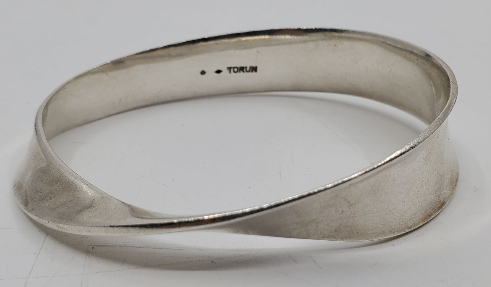 Vivianna Torun Bülow-Hübe (1927-2004) Swedish Designer Sterling Silver Modernist Cuff Bracelet (1 of 7)